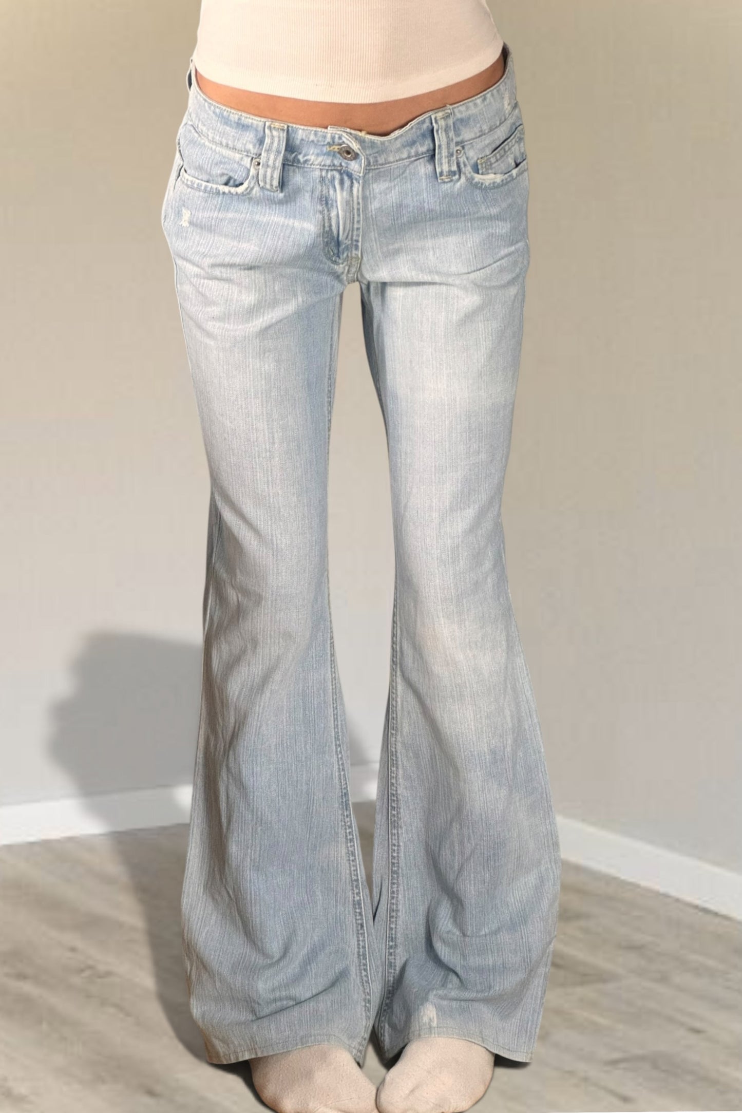 Lågmidjade jeans stl: S