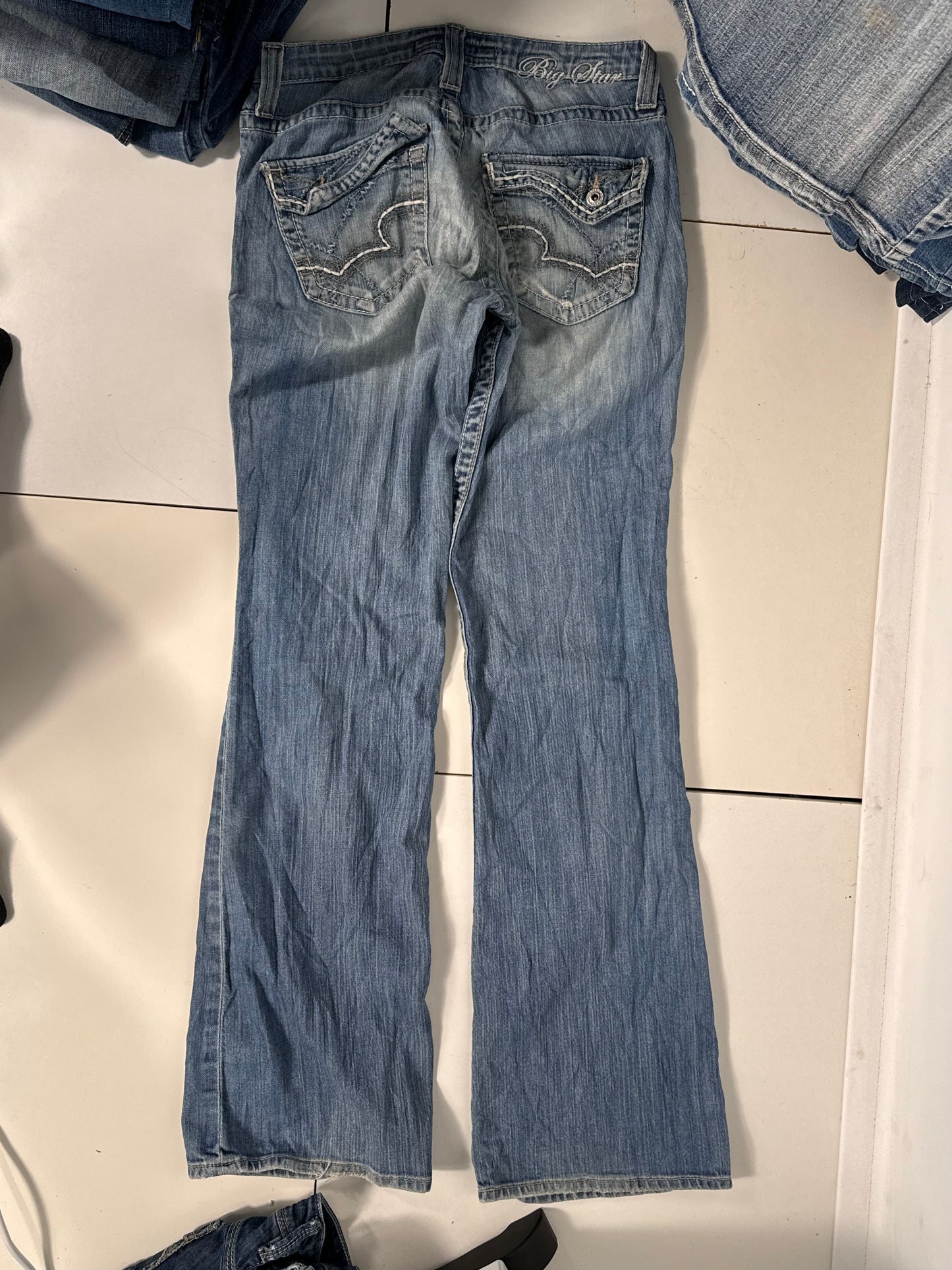 Lågmidjade jeans stl: S/M