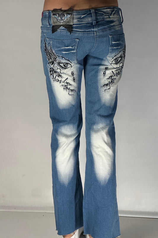 Lågmidjade jeans stl: XS