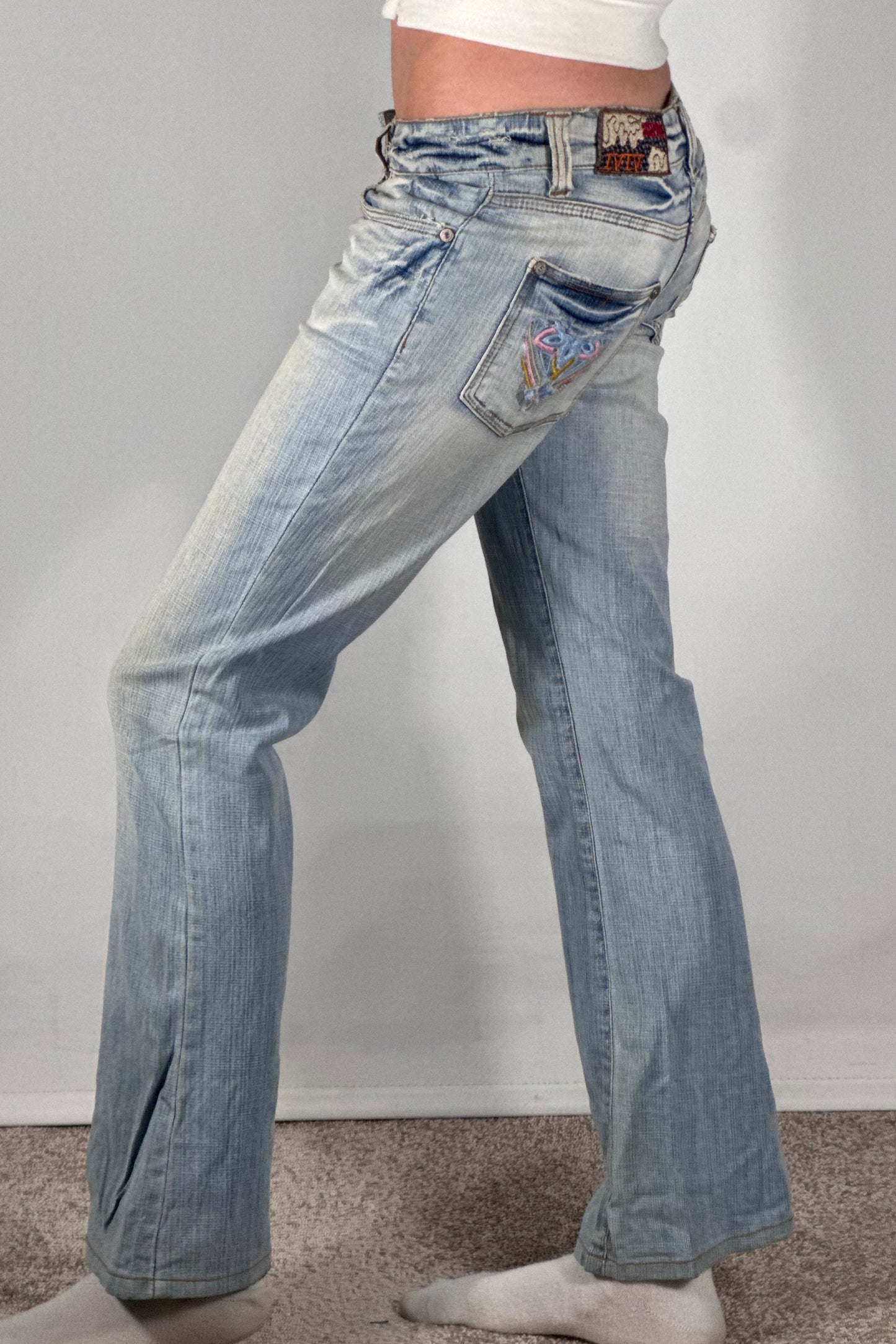 Lågmidjade jeans stl: XS