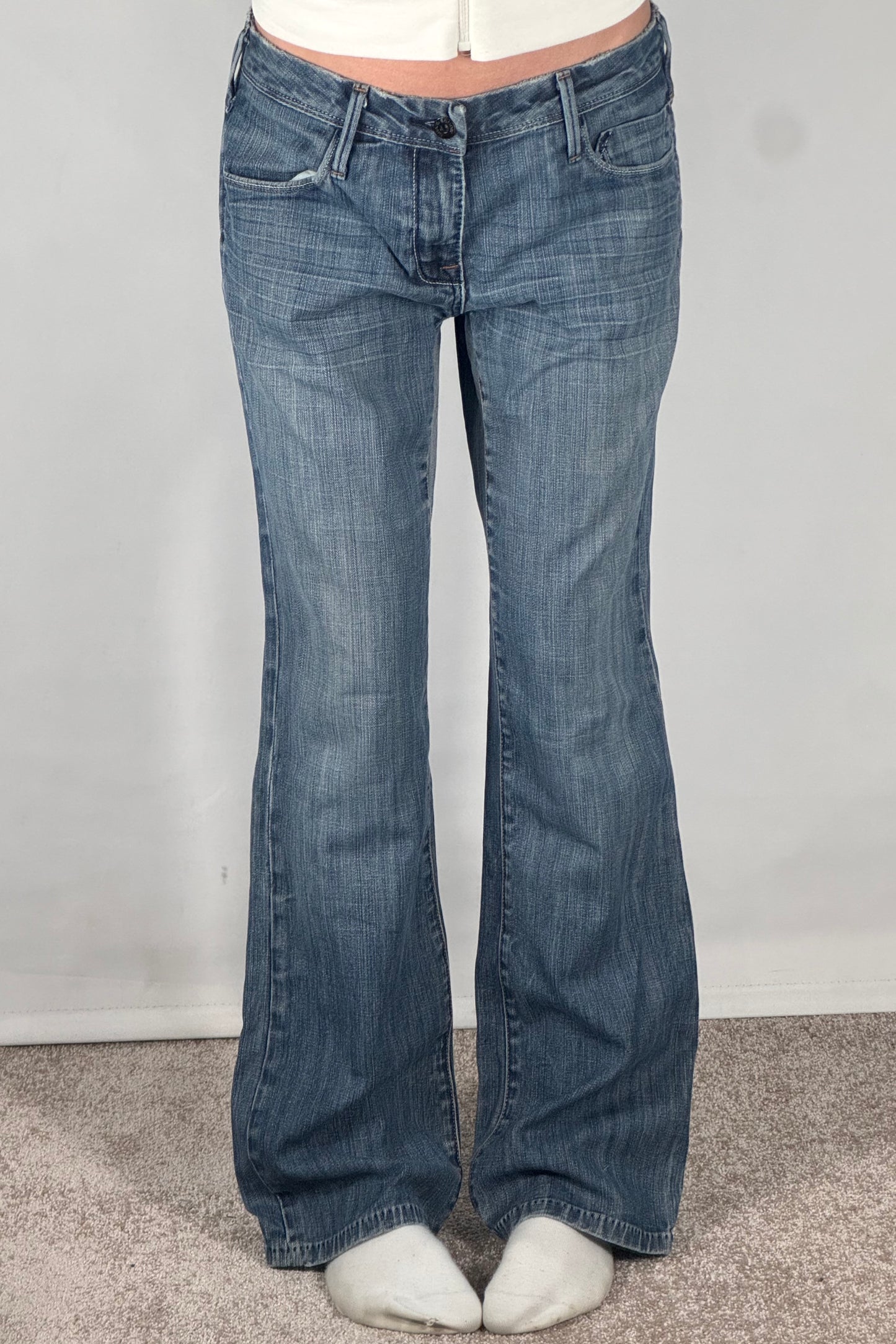 Lågmidjade jeans stl: M