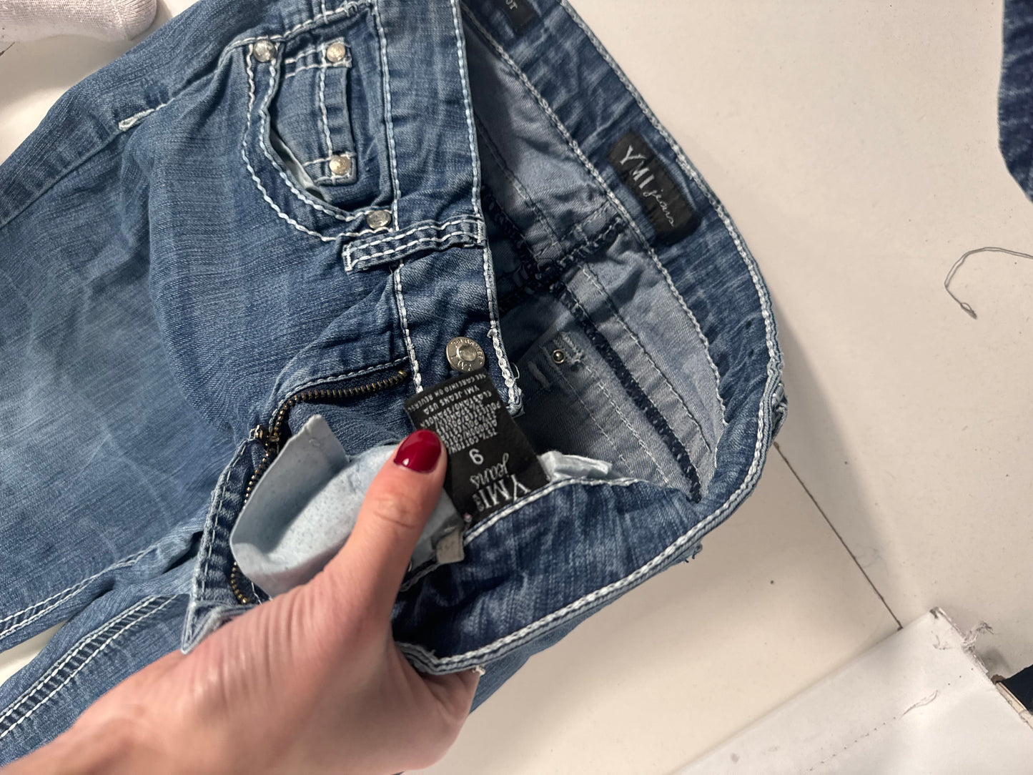 Lågmidjade jeans stl: S