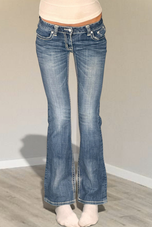 Lågmidjade jeans stl: XXS