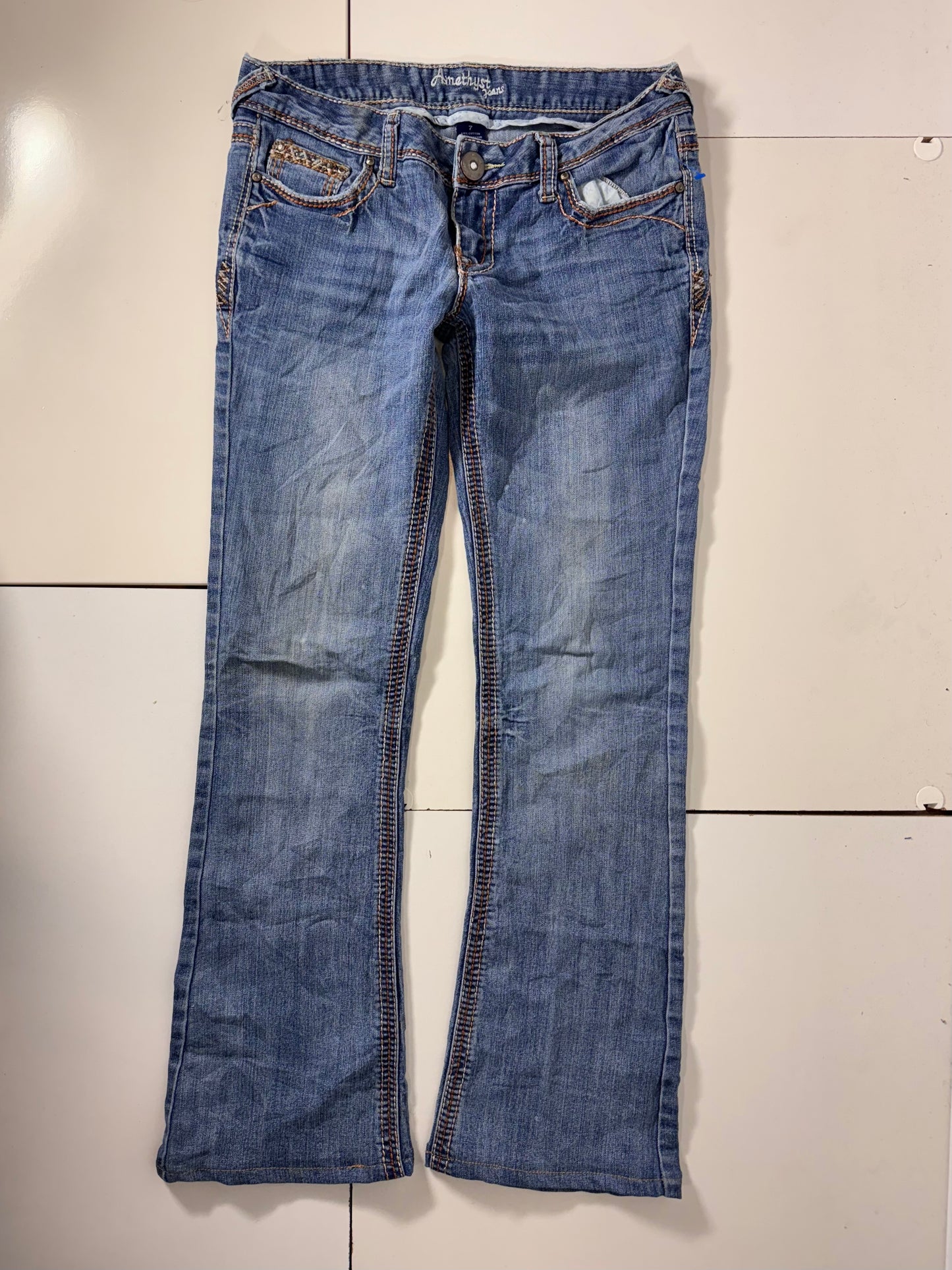 Lågmidjade jeans stl: S