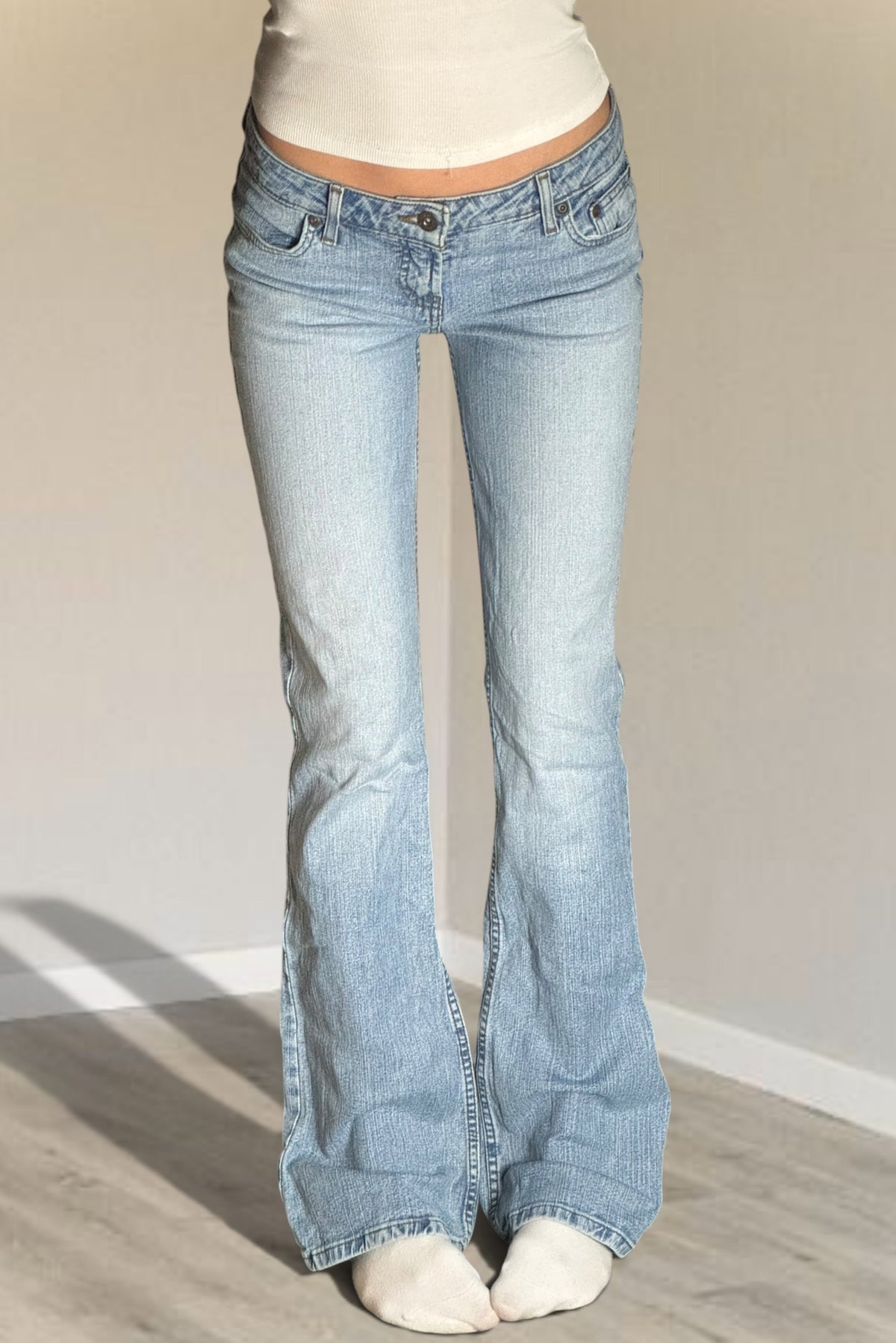 Lågmidjade jeans stl: S