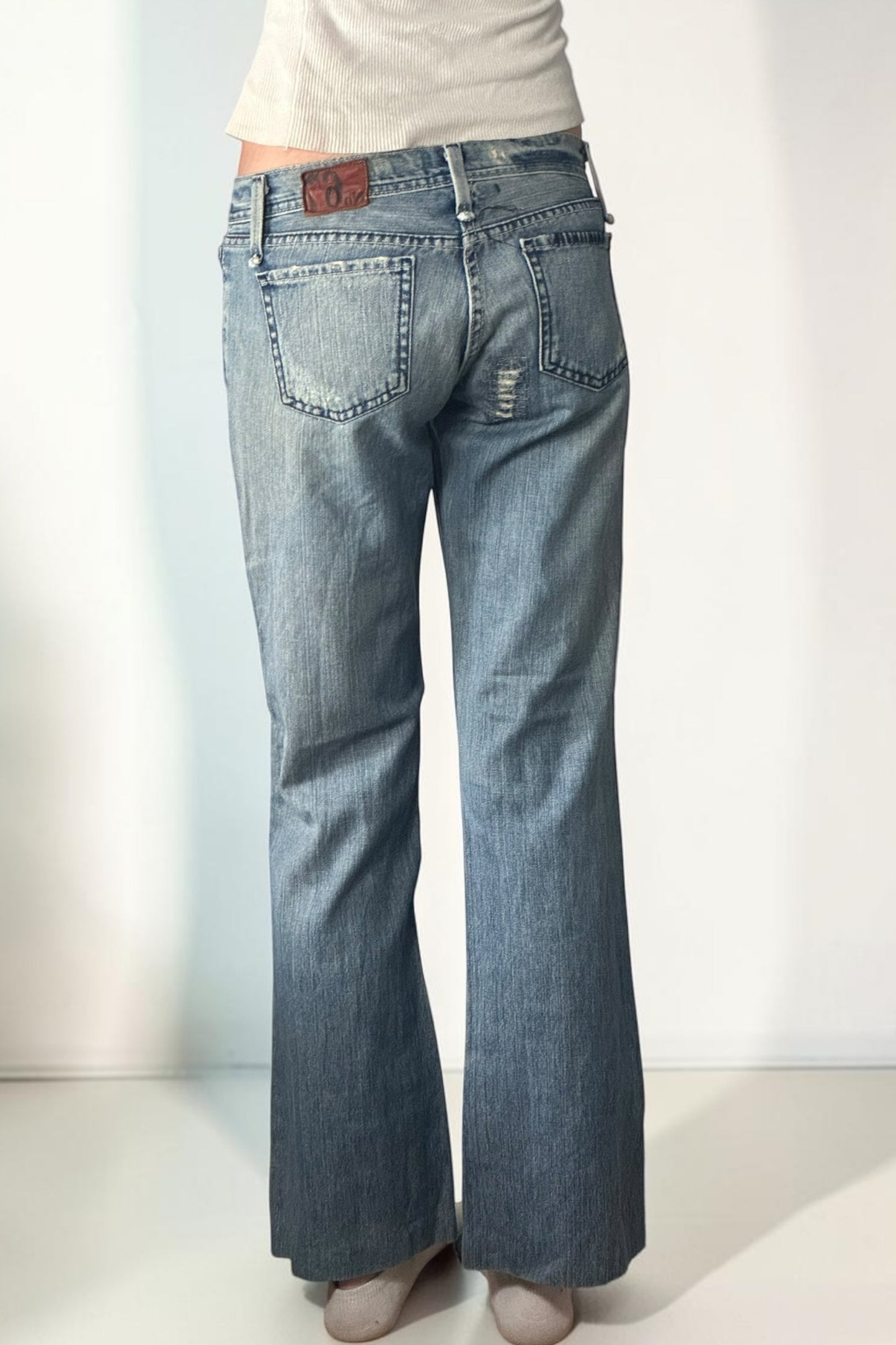 Lavlivede jeans str: XS