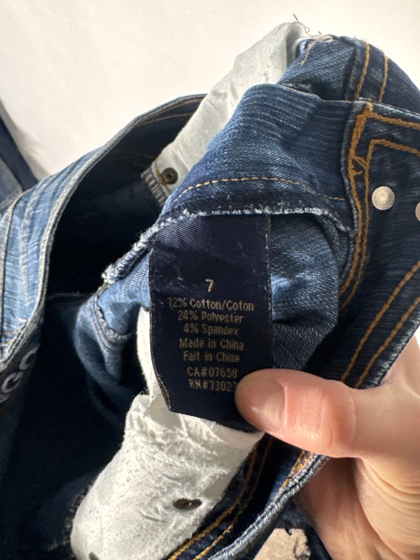 Lavtaljede jeans str: S