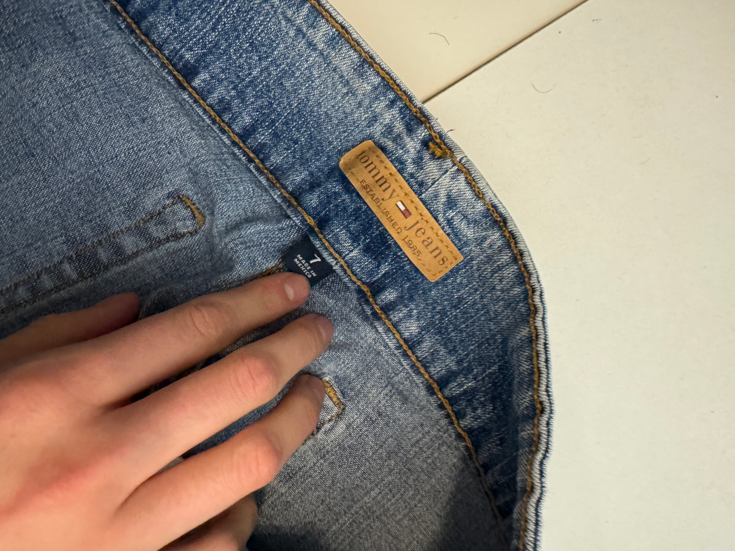 Lågmidjade jeans stl: S