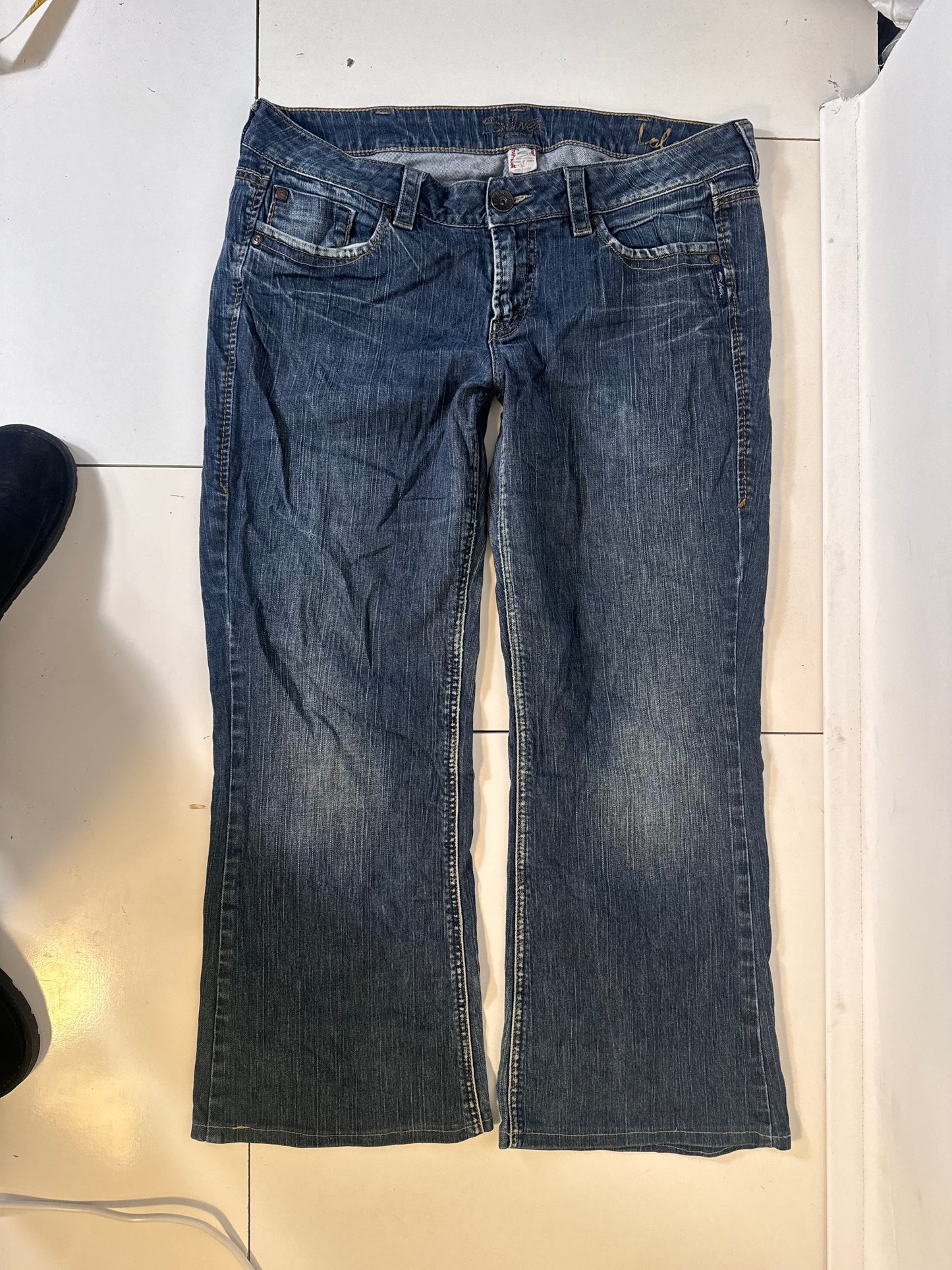 Lavt liv-jeans str.: L