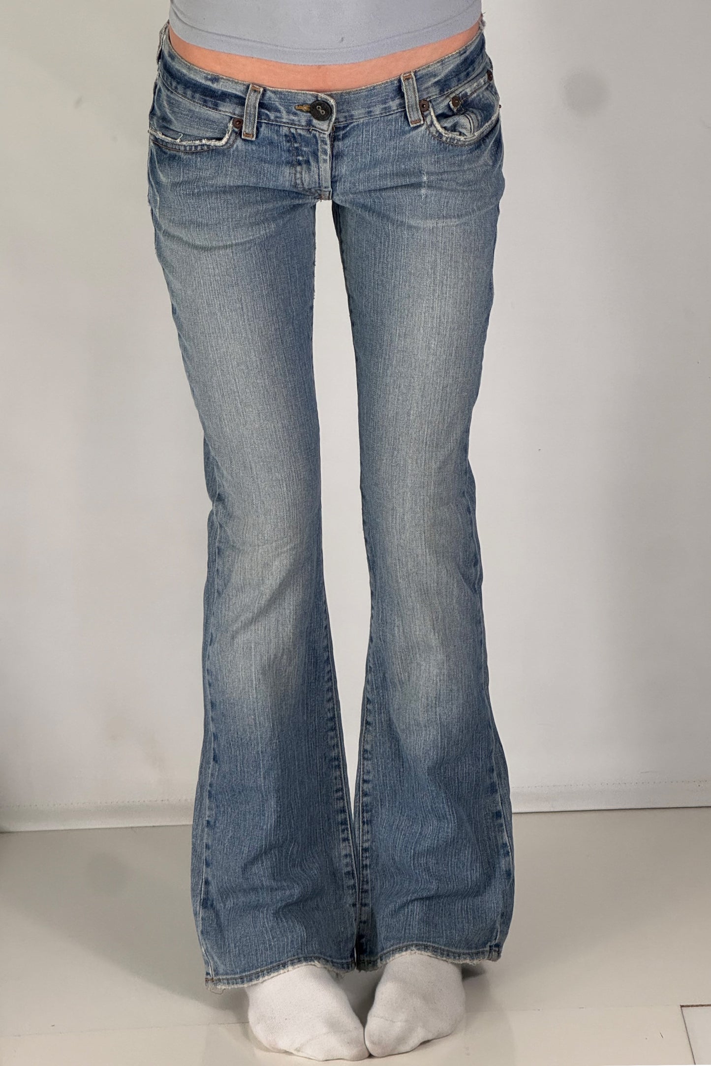Lågmidjade jeans stl: XS