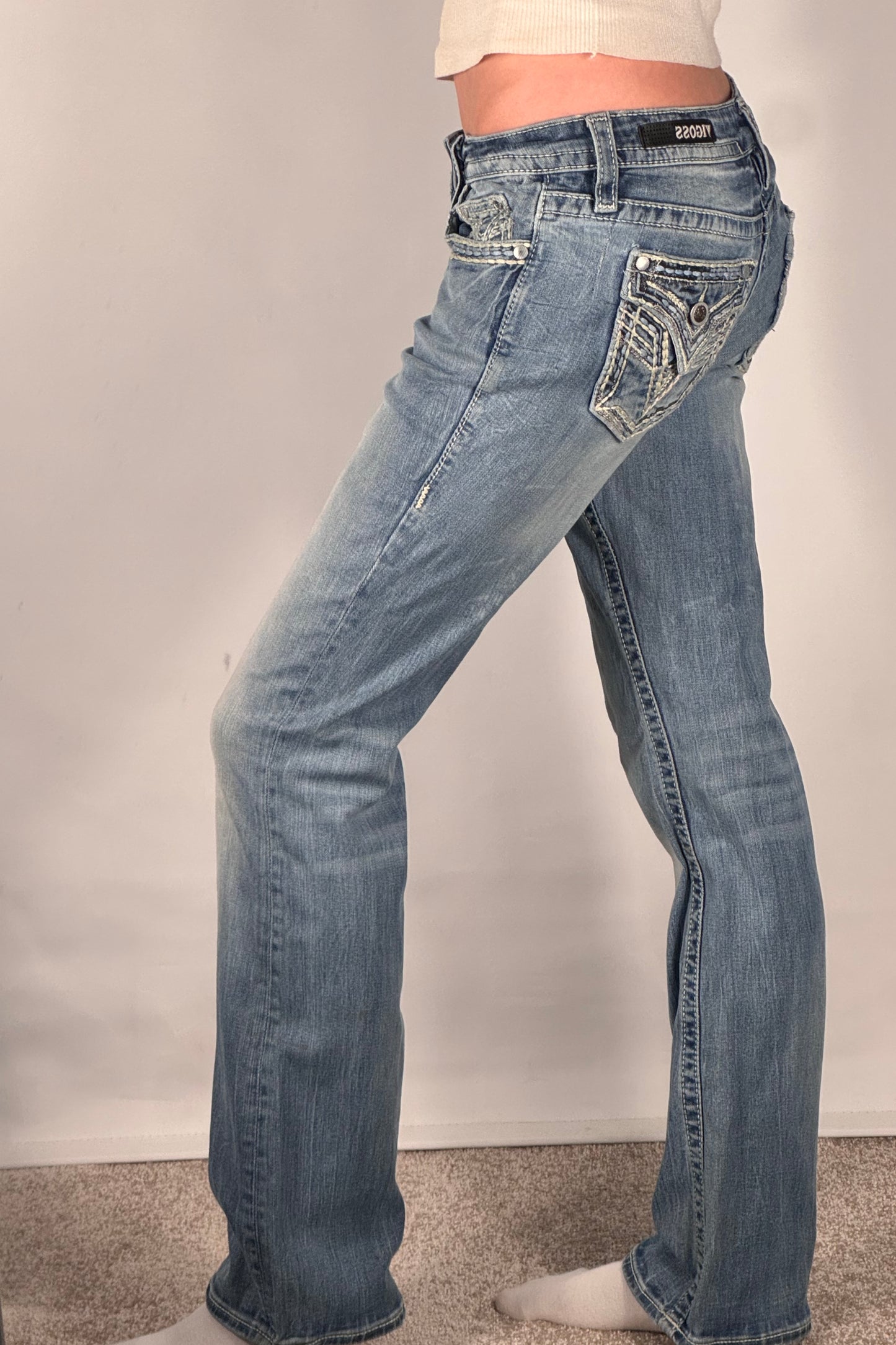 Lavtaljede jeans str: XS