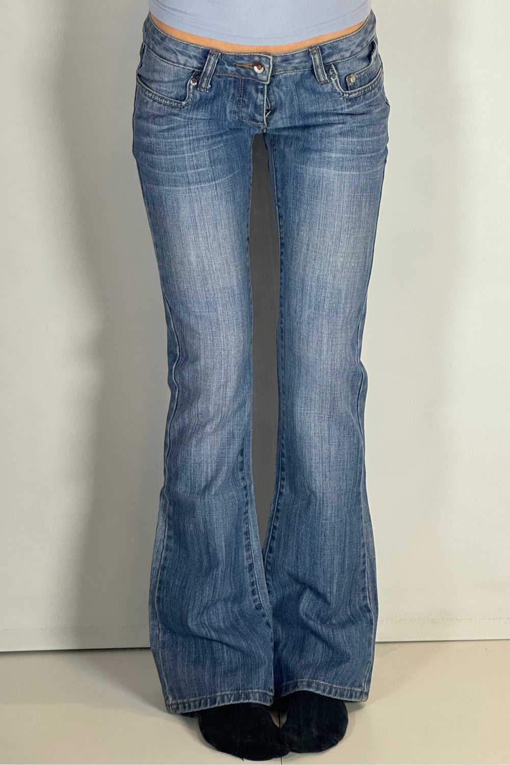 Lågmidjade jeans stl: S