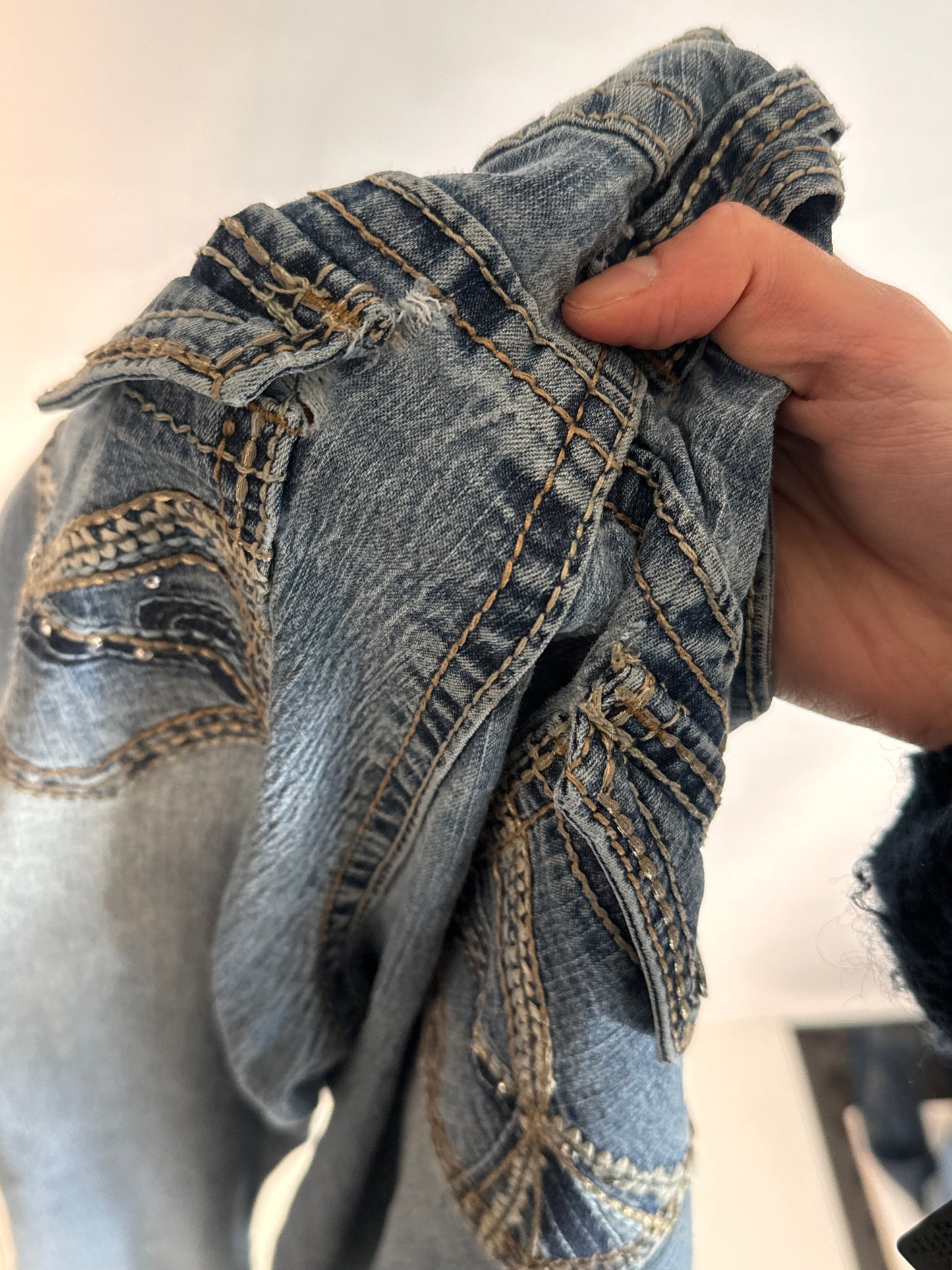 Lågmidjade jeans stl: S
