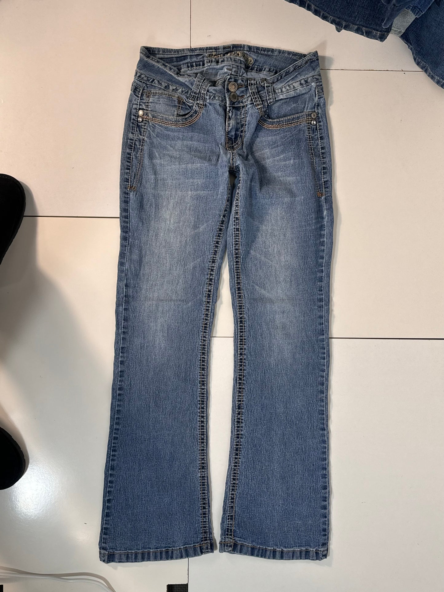 Lågmidjade jeans stl: S