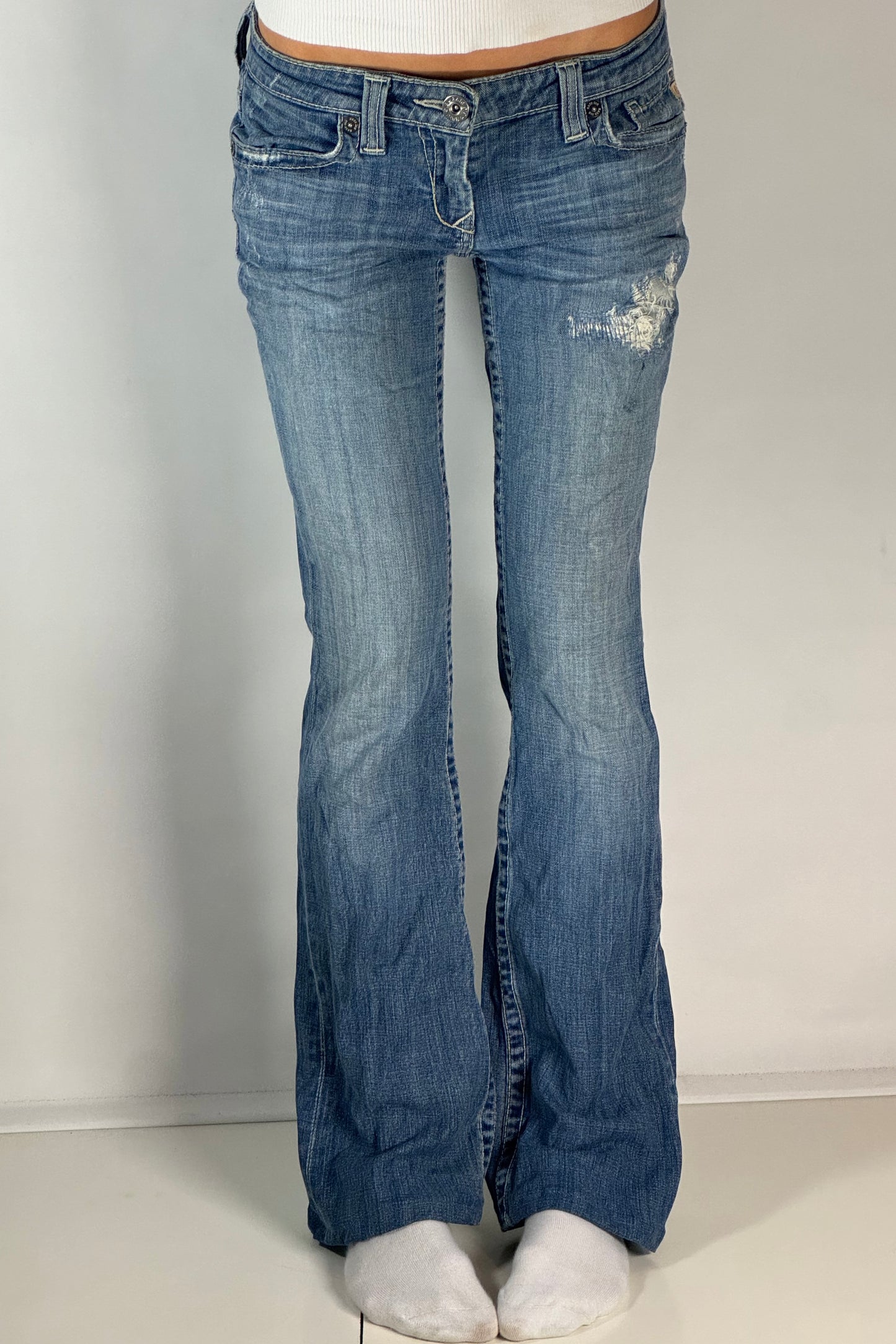 Lågmidjade jeans stl: S