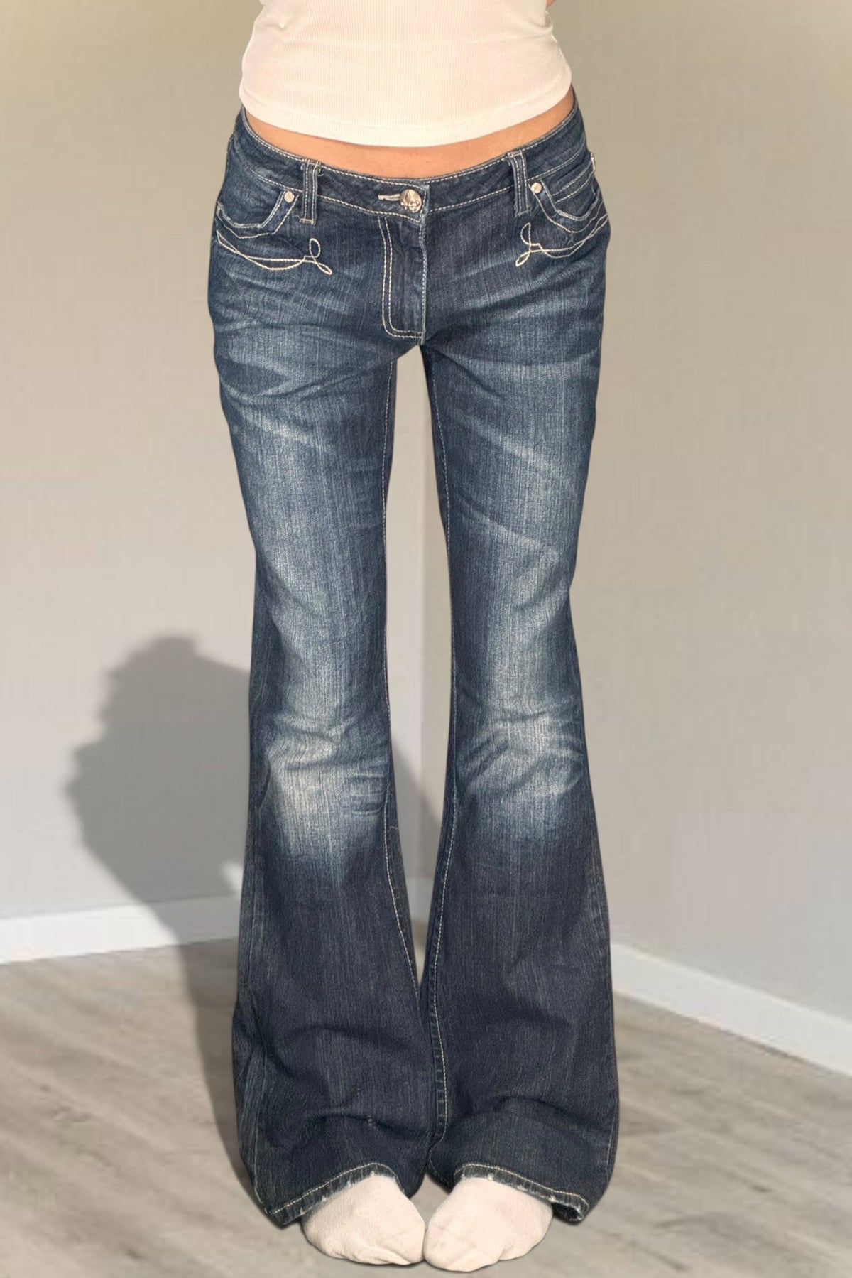 Lågmidjade jeans stl: M