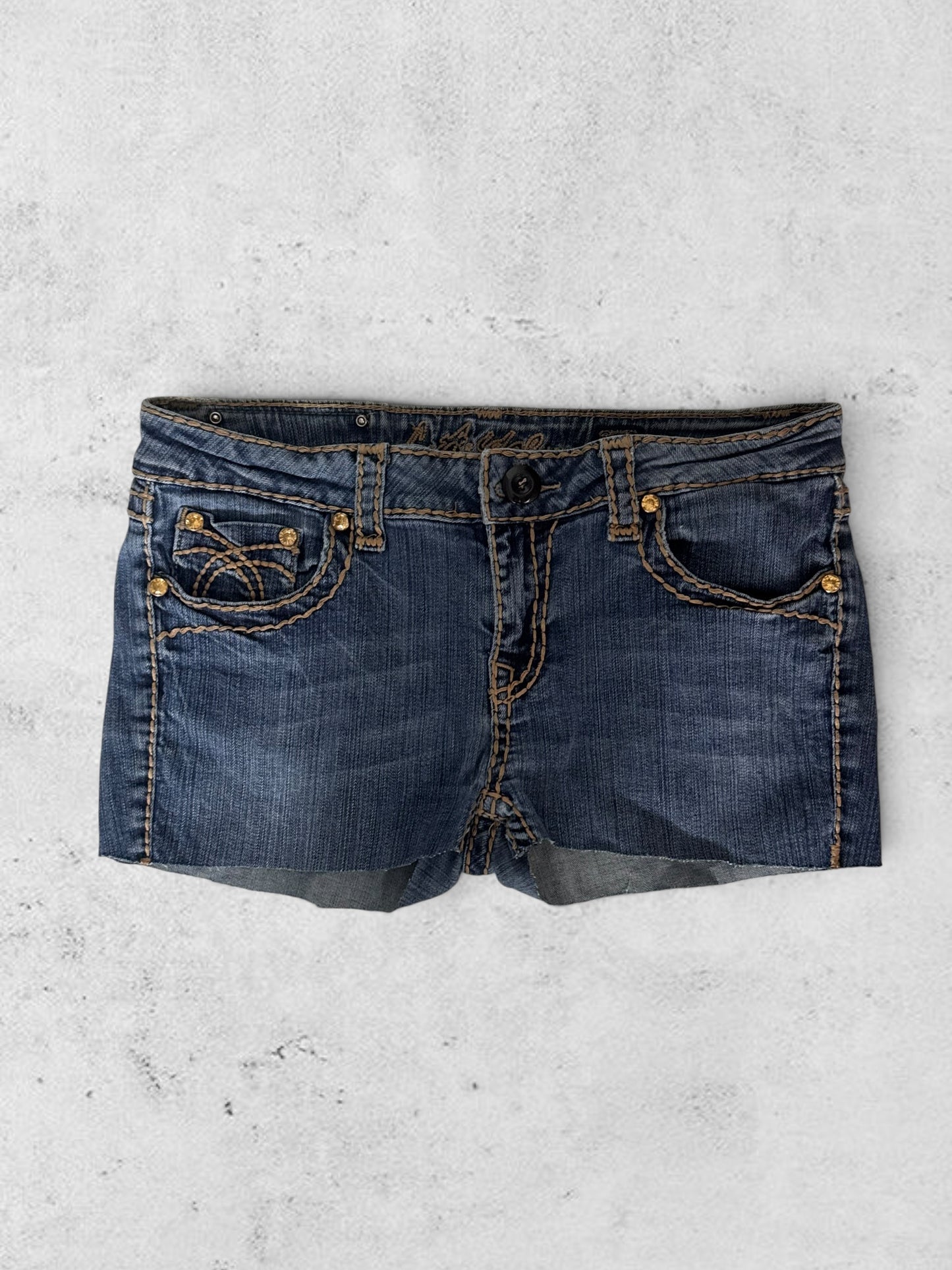 Denim shorts size: M