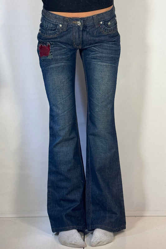 Lågmidjade jeans stl: S
