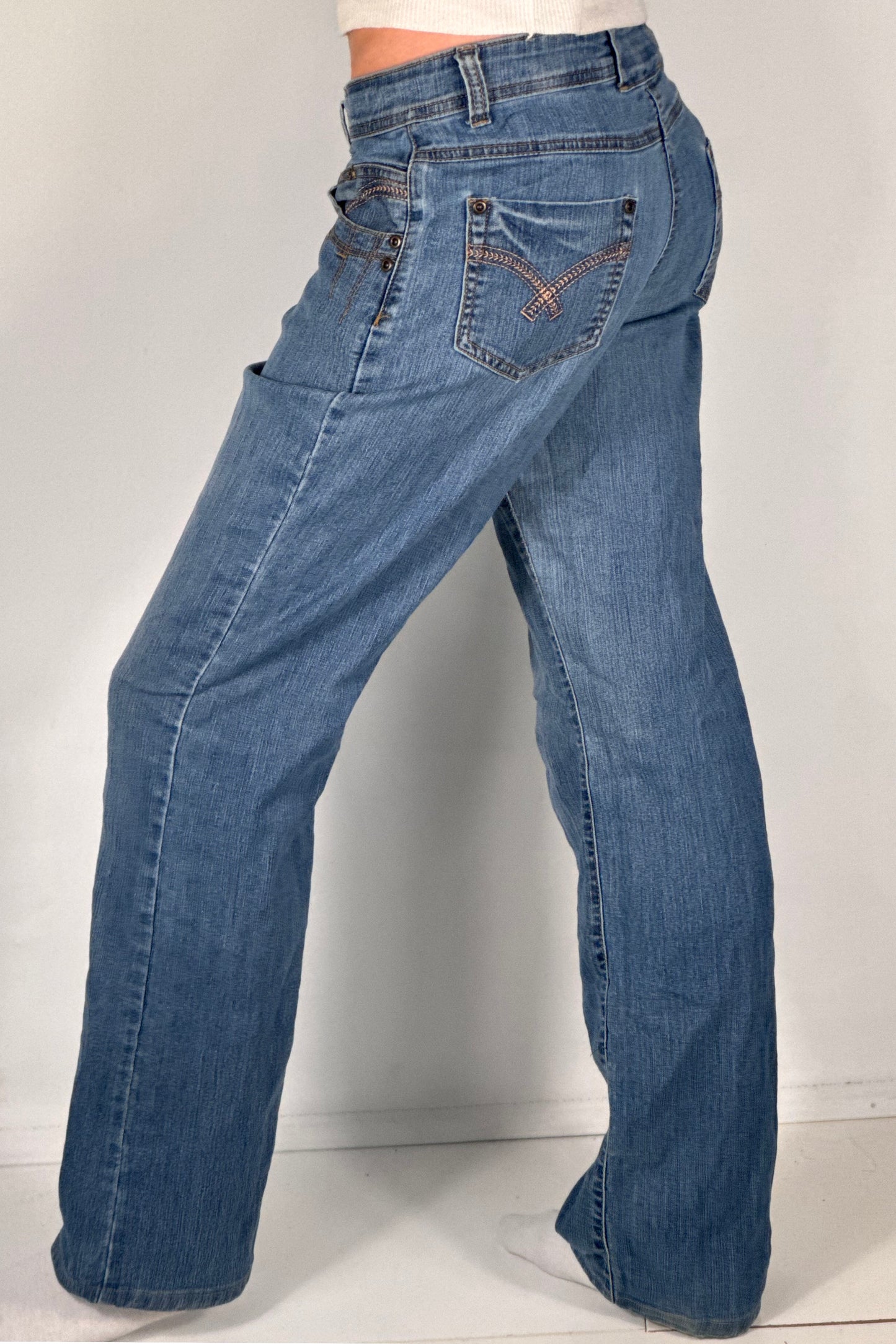 Lågmidjade jeans stl: S