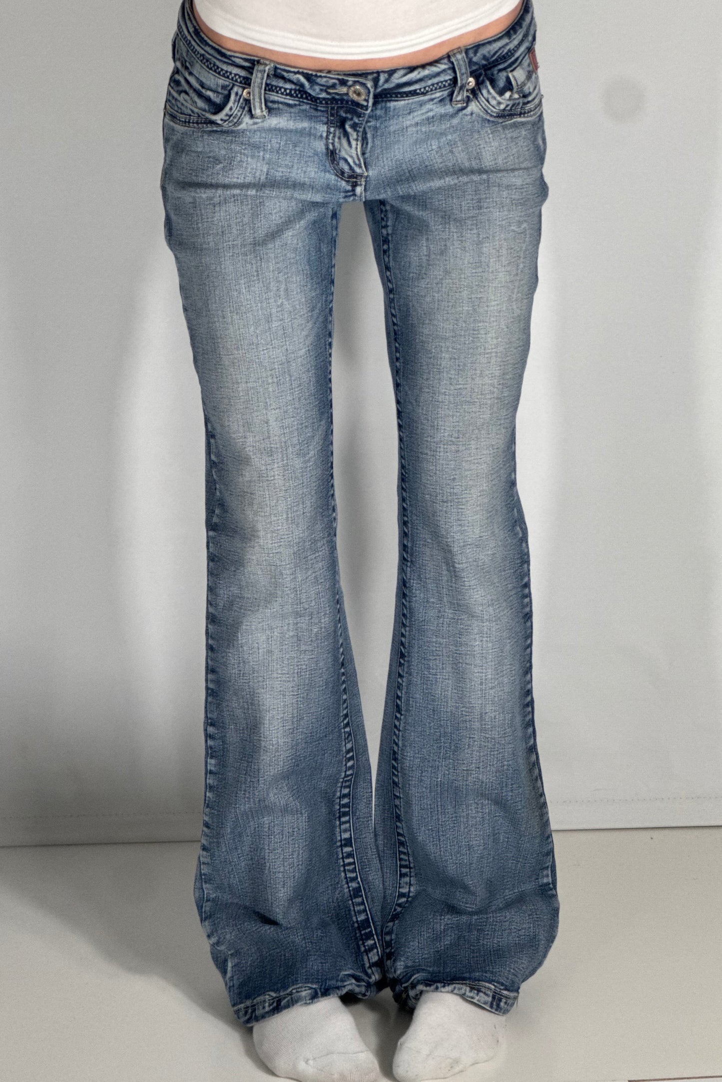 Lågmidjade jeans stl: S