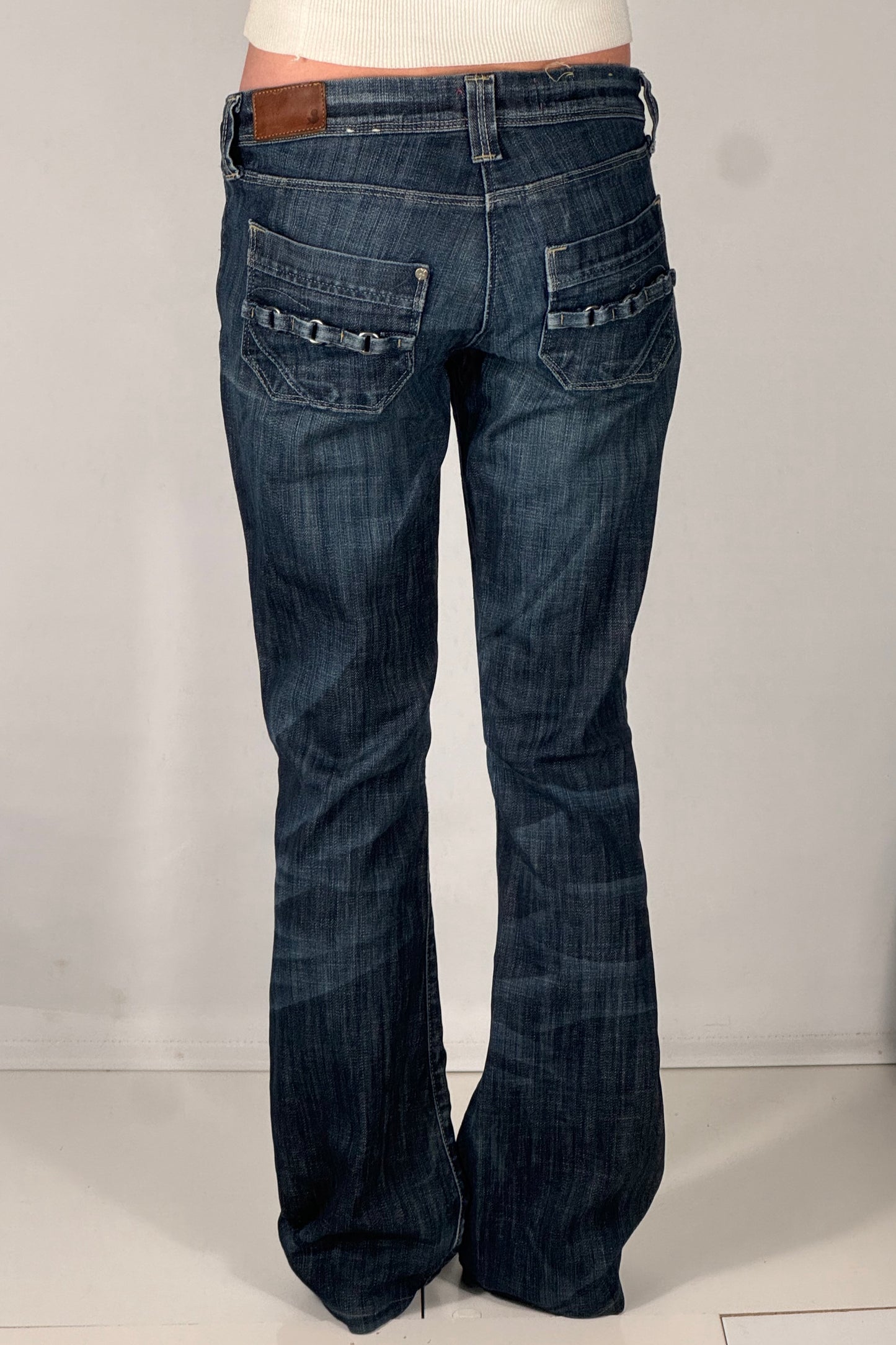 Lavtaljede jeans str: S/M