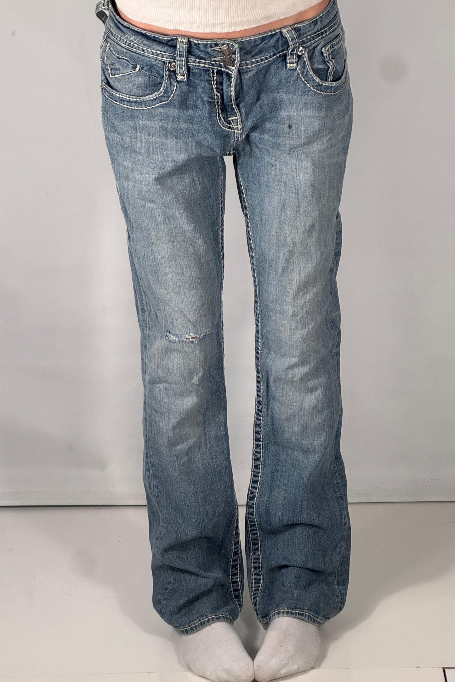 Lågmidjade jeans stl: M