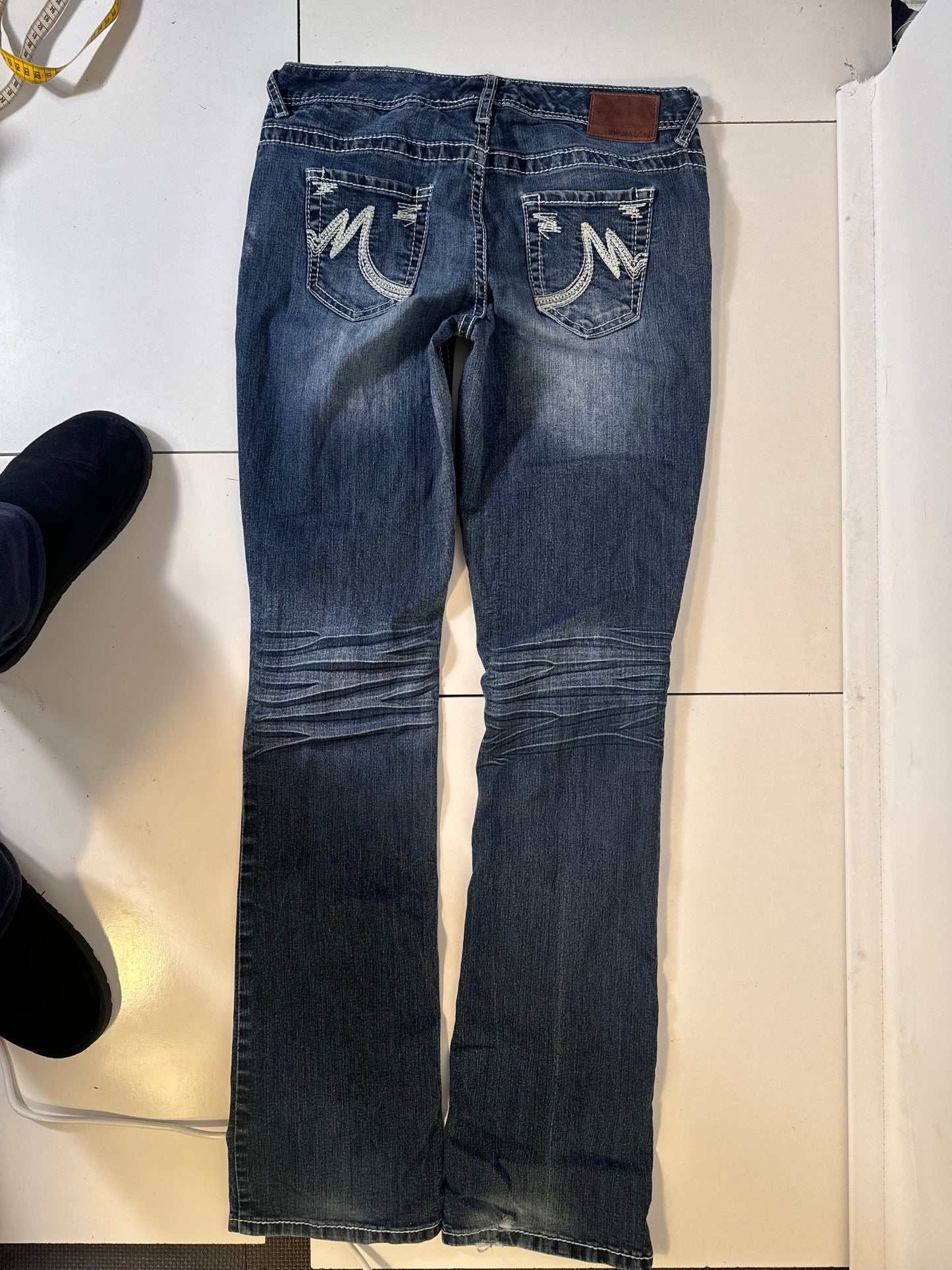 Lågmidjade jeans stl: S/M