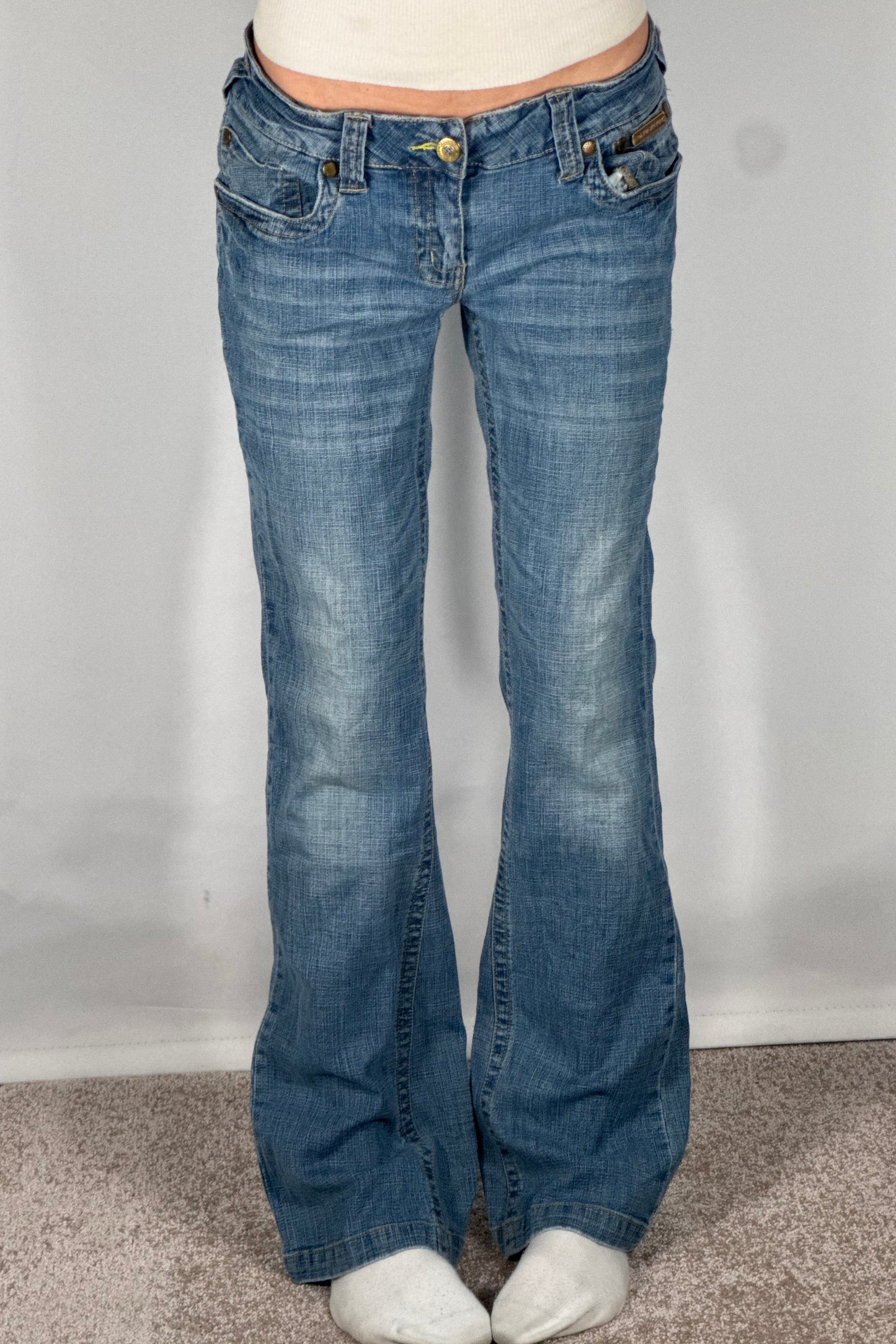 Lågmidjade jeans stl: M