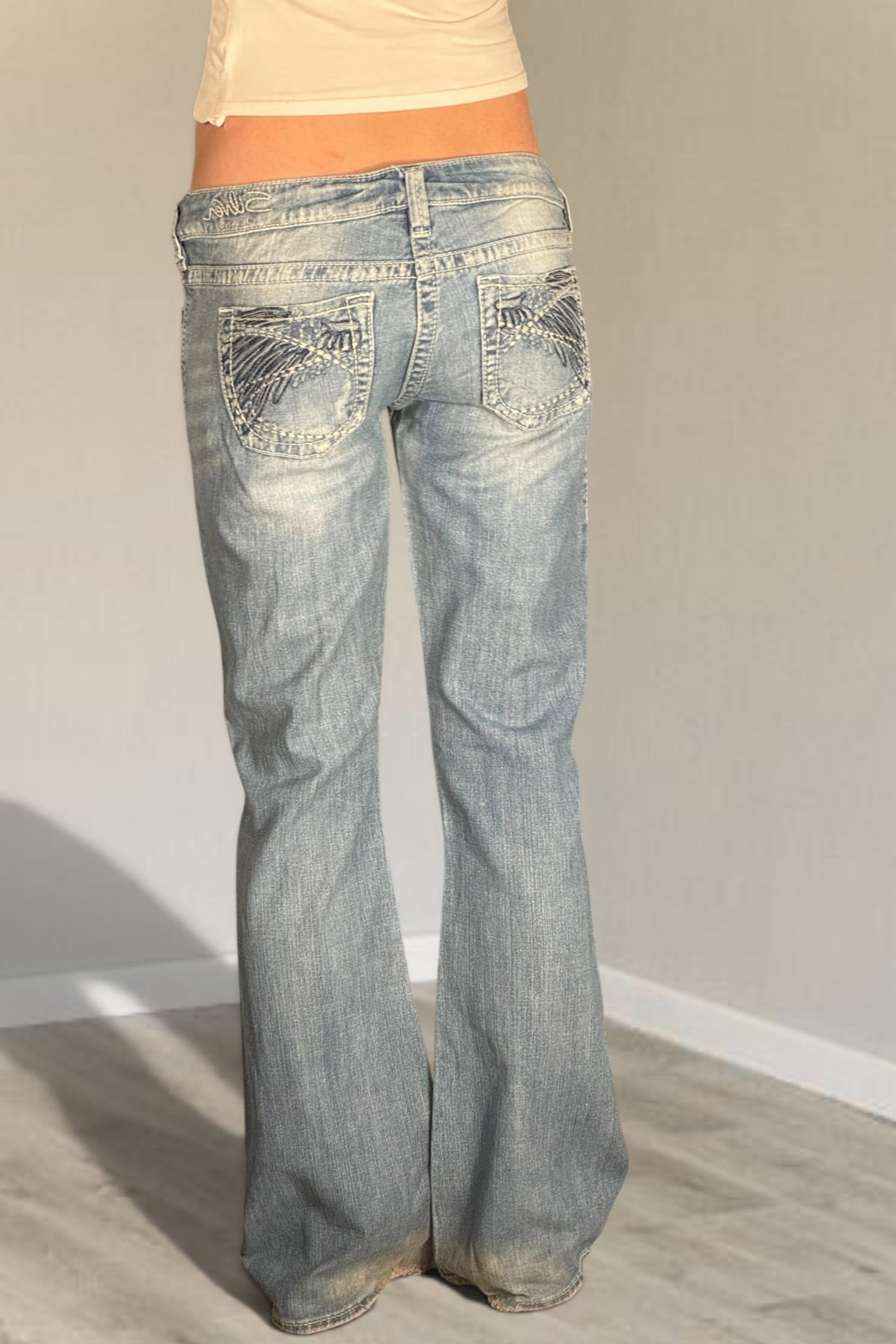Lågmidjade jeans stl: S