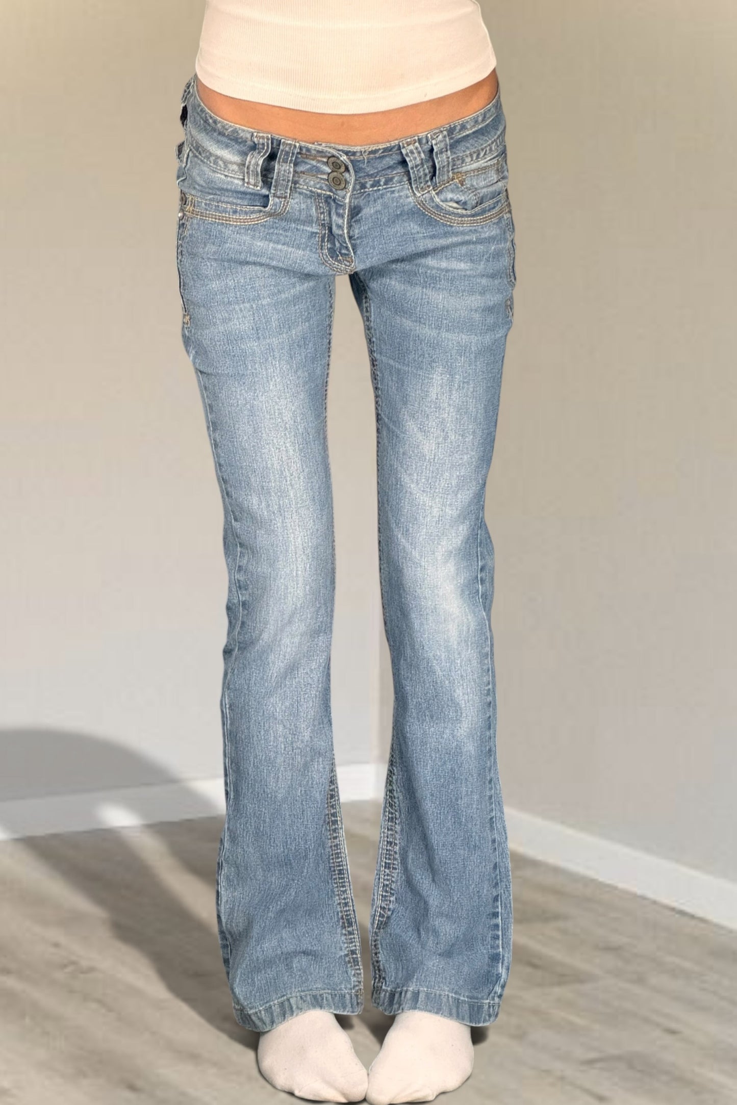 Lågmidjade jeans stl: XS