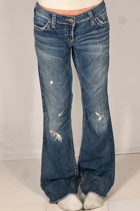 Lågmidjade jeans stl: L