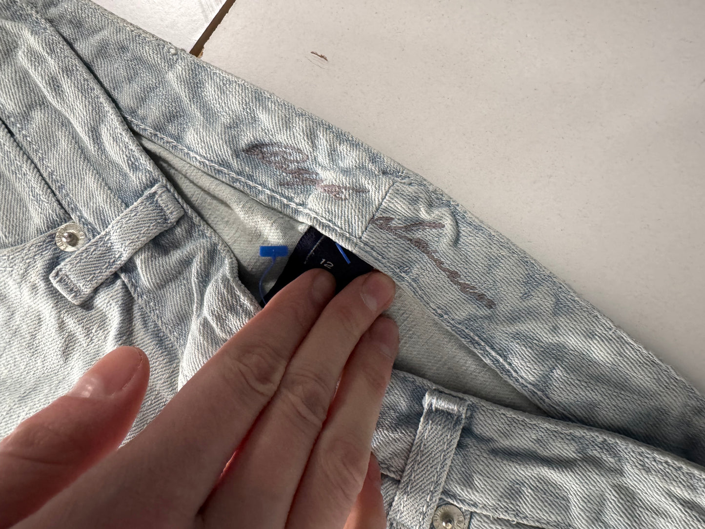 Lågmidjade jeans stl: XXXS