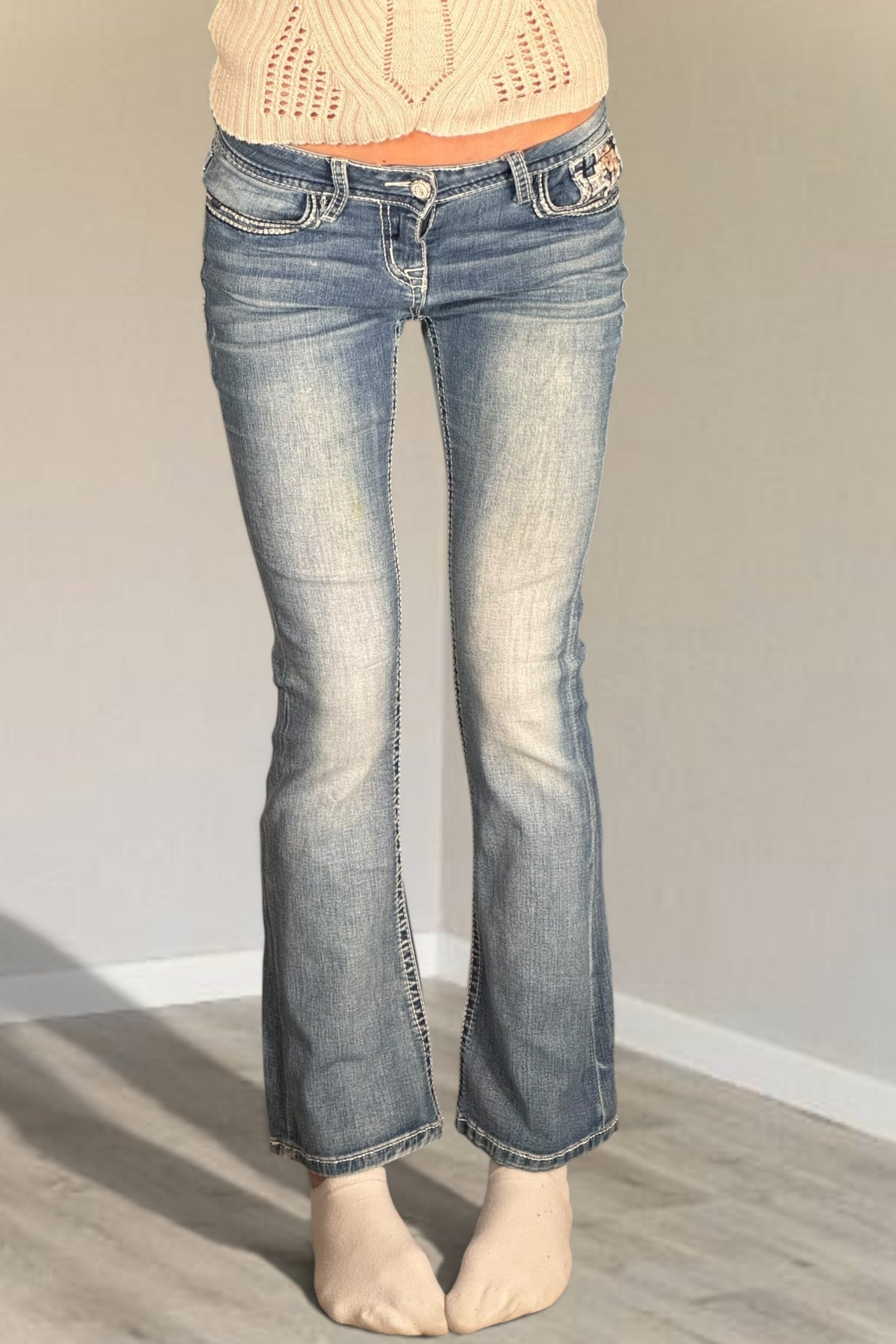 Lågmidjade jeans stl: XS
