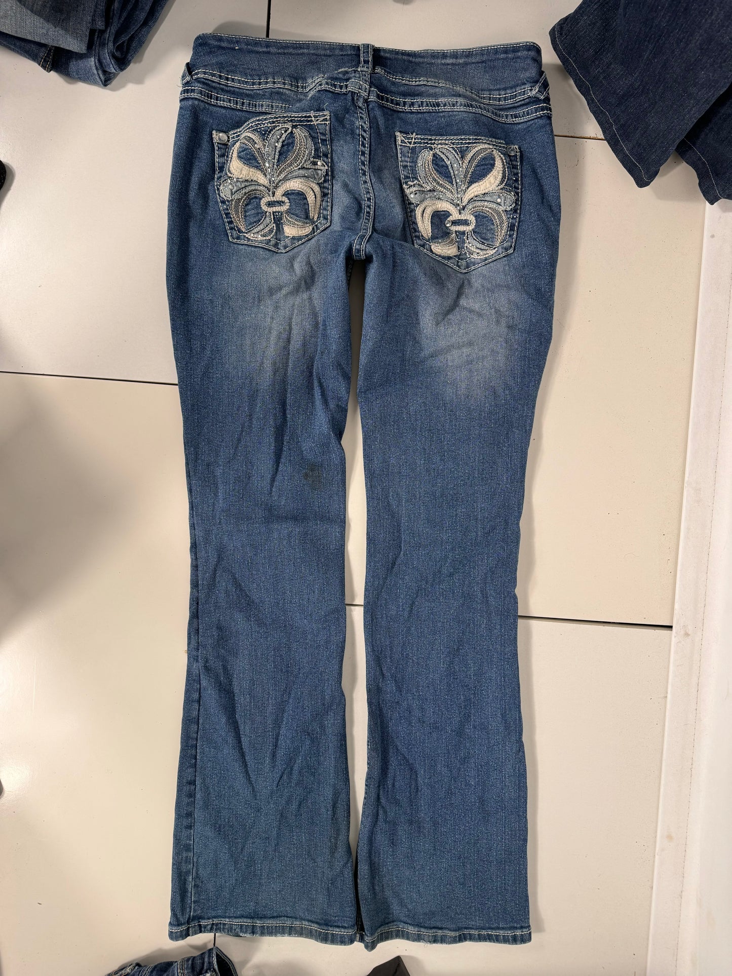 Lågmidjade jeans stl: S/M