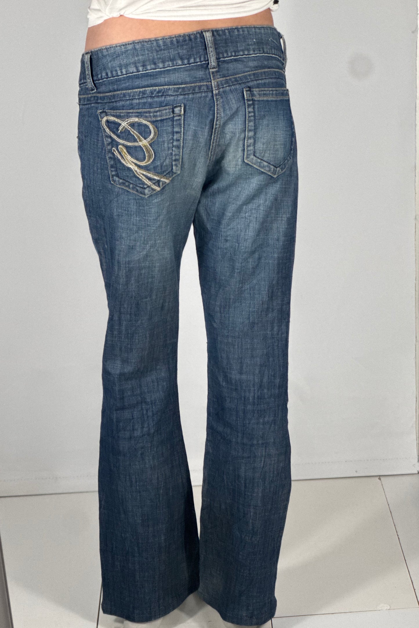 Lågmidjade jeans stl: S