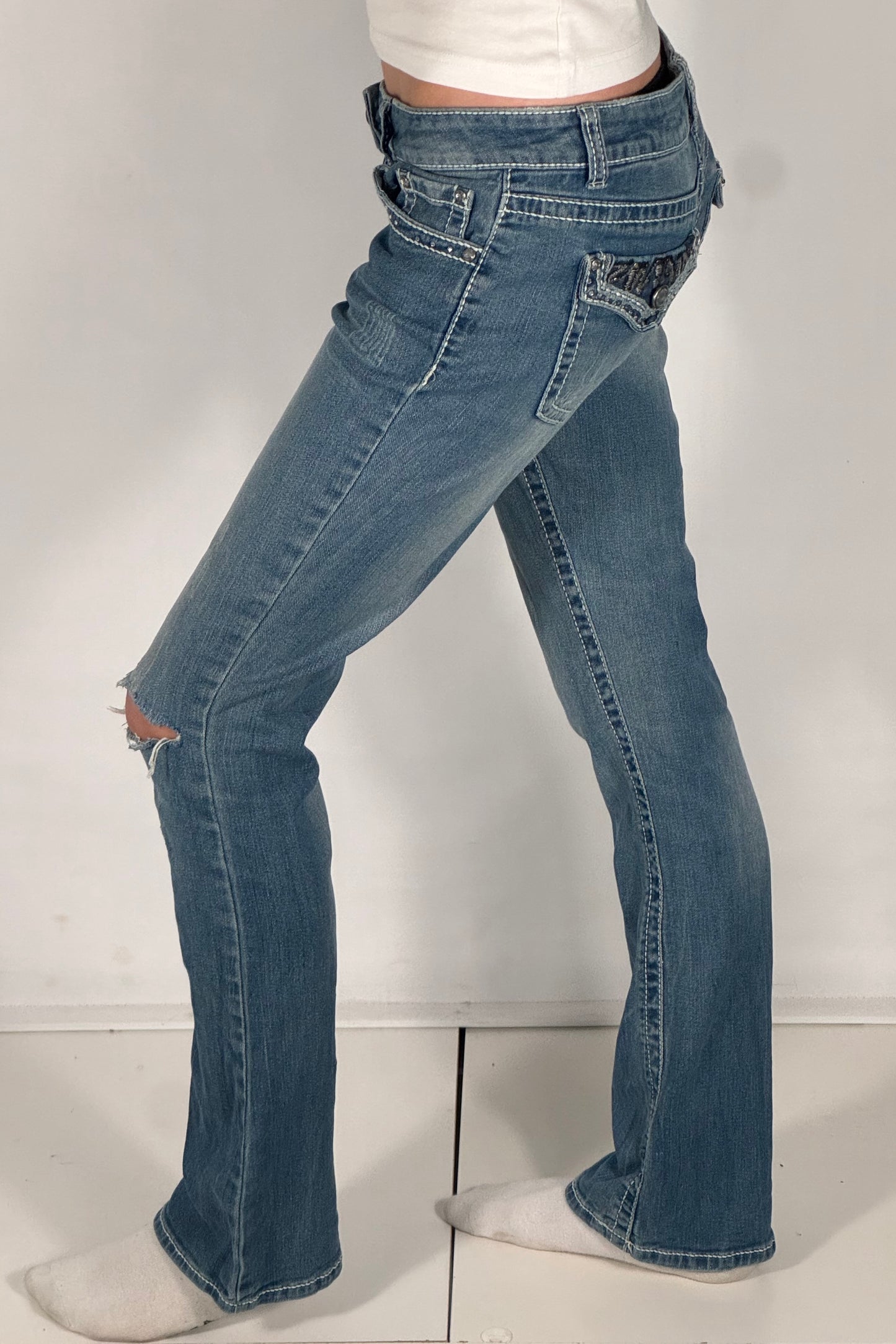 Lavtaljede jeans str: XS