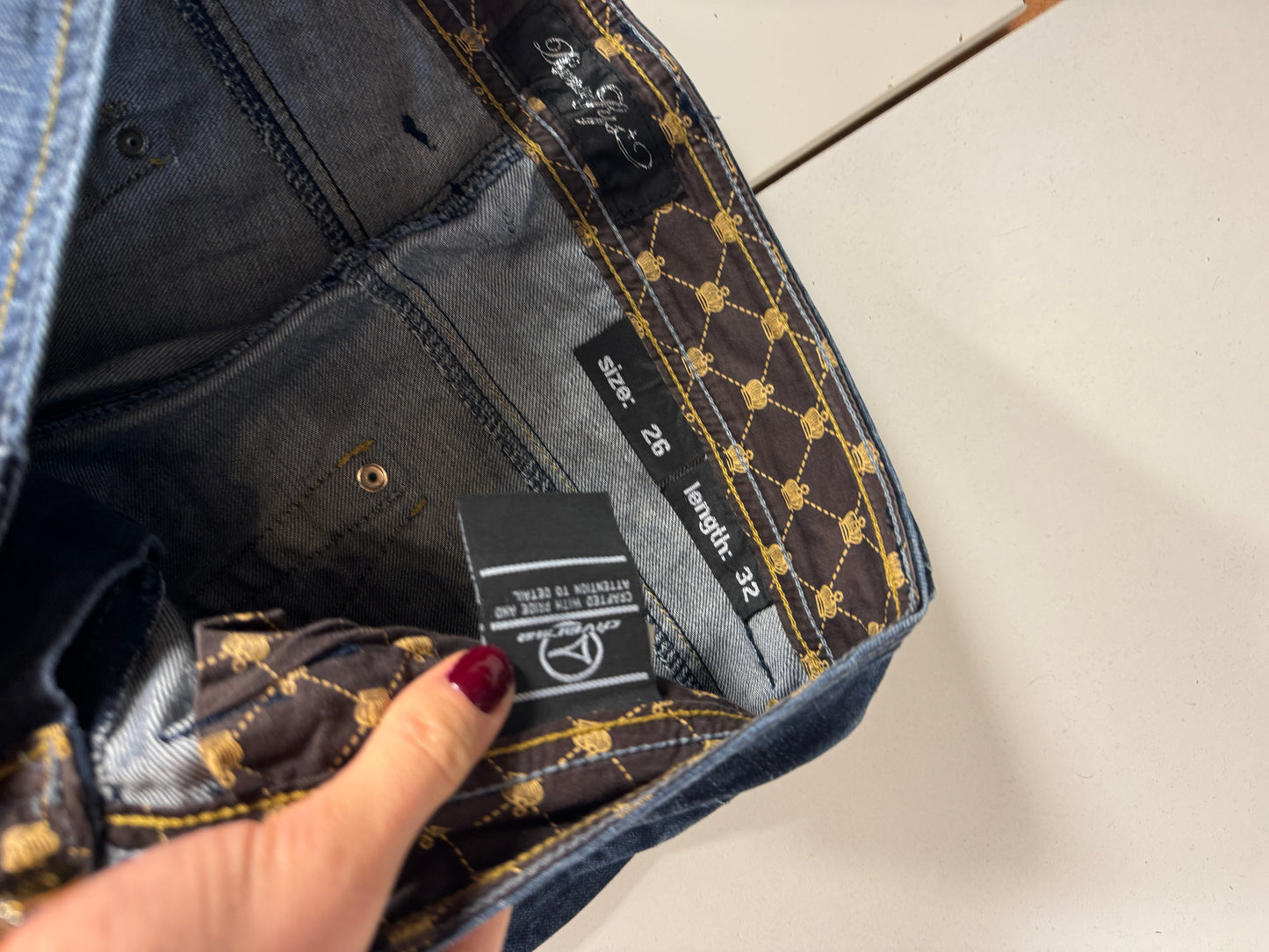 Lågmidjade jeans stl: S