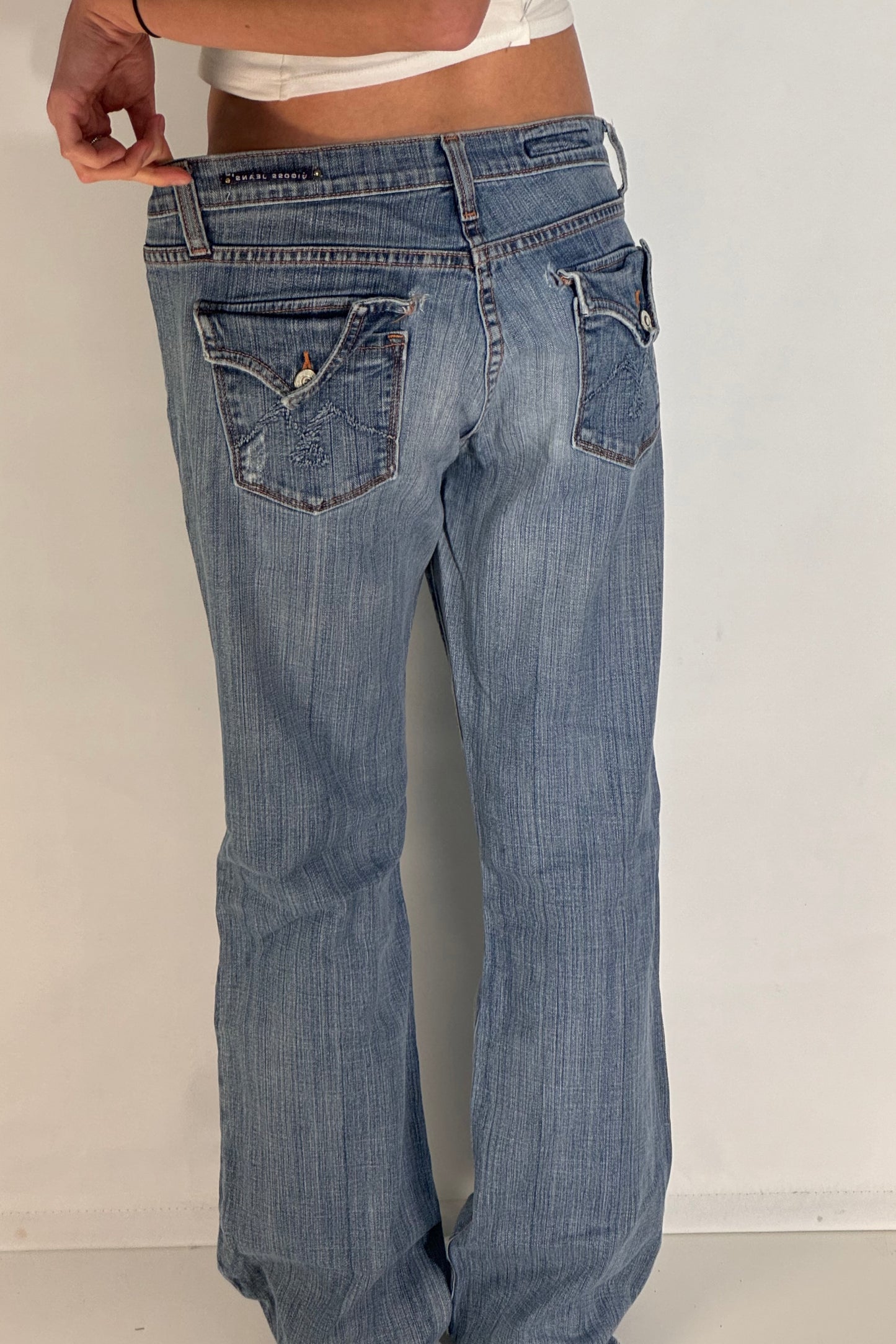 Lågmidjade jeans stl: M