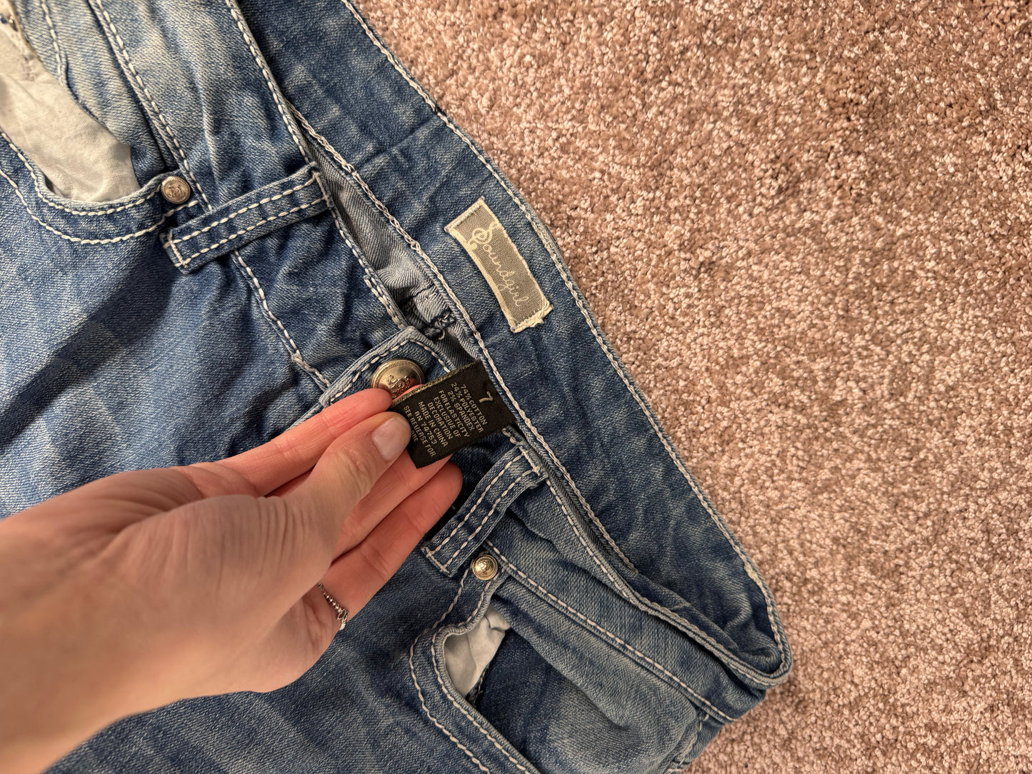 Lågmidjade jeans stl: S