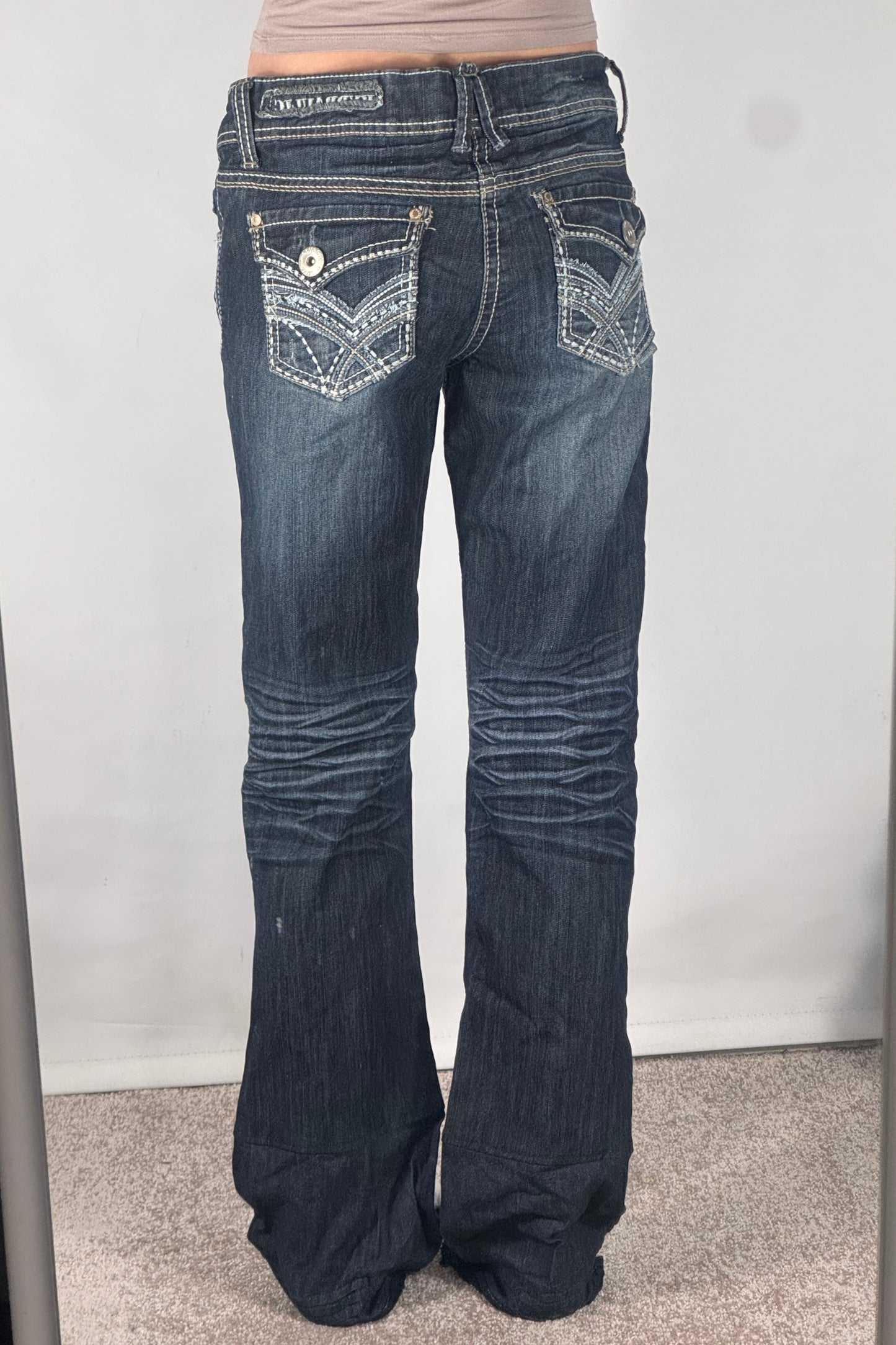 Lågmidjade jeans stl: S