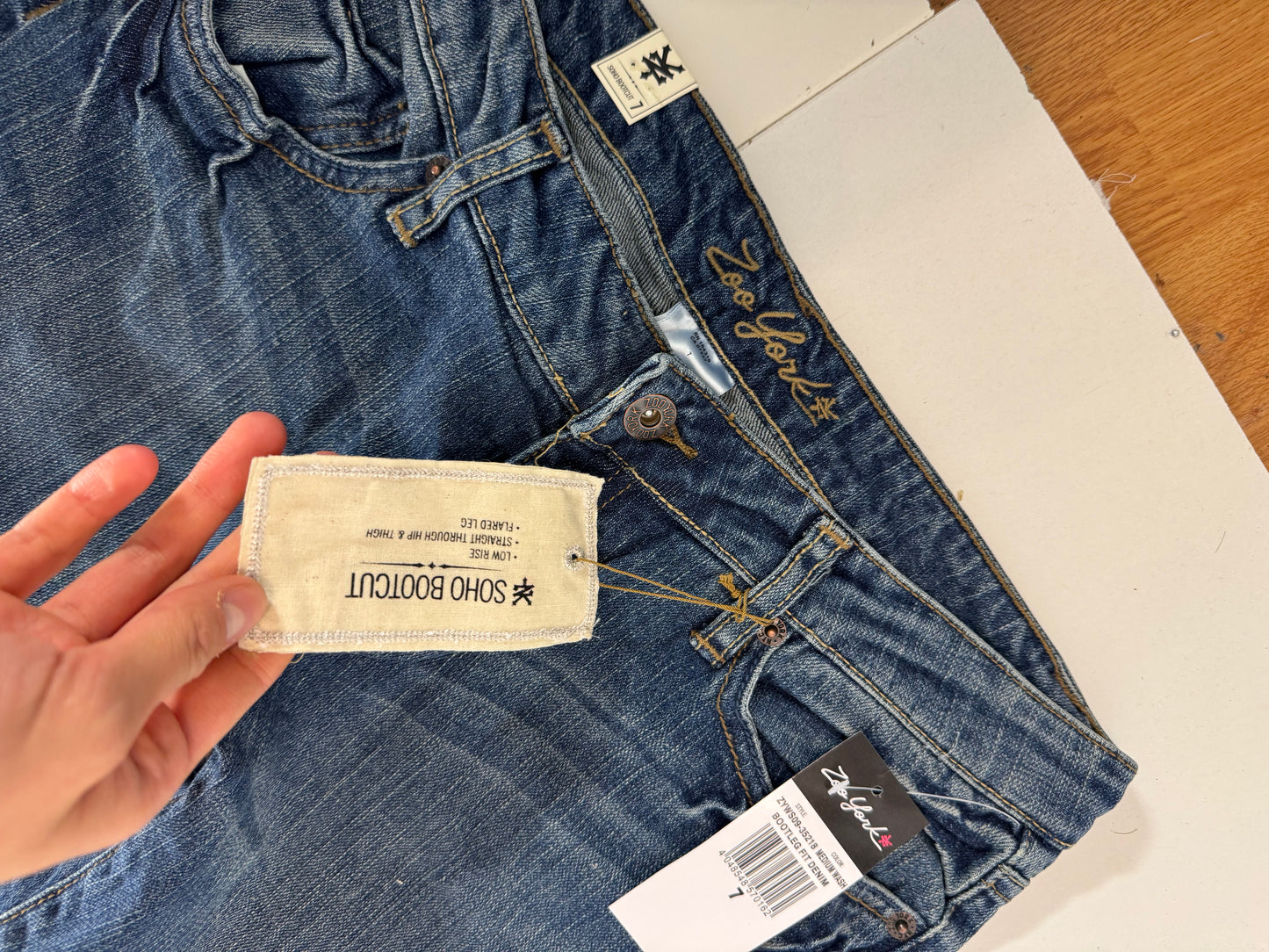 Lågmidjade jeans stl: S