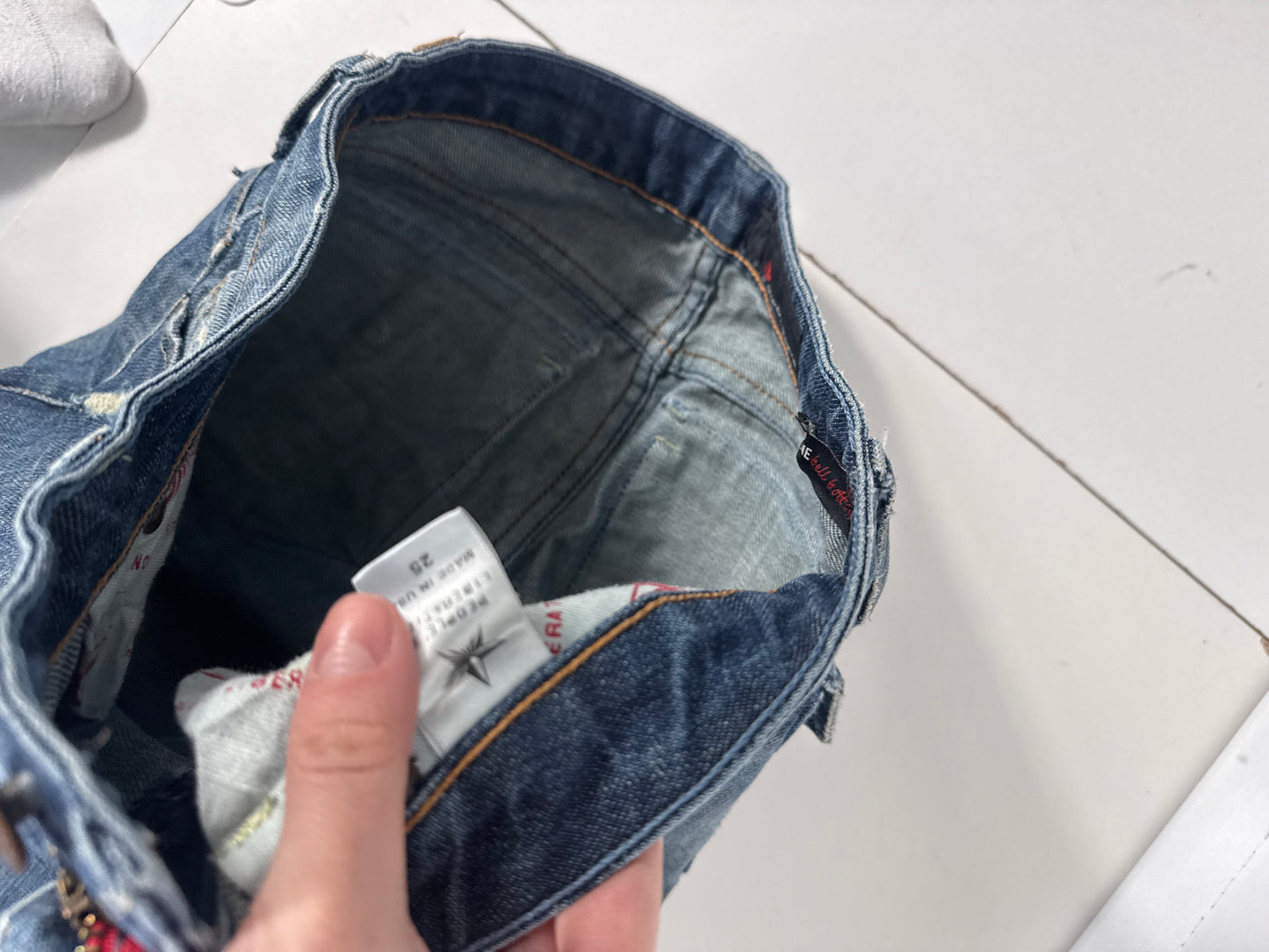 Lågmidjade jeans stl: XS