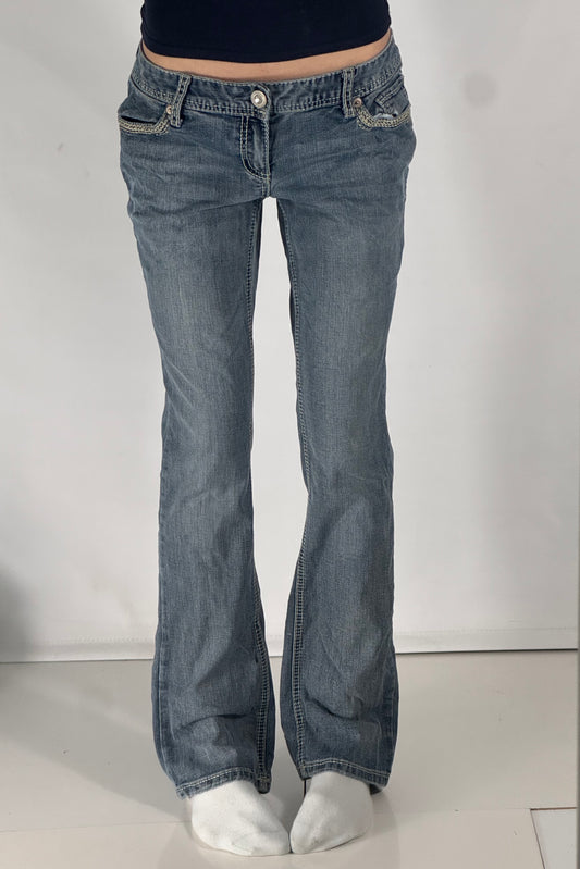 Lågmidjade jeans stl: S