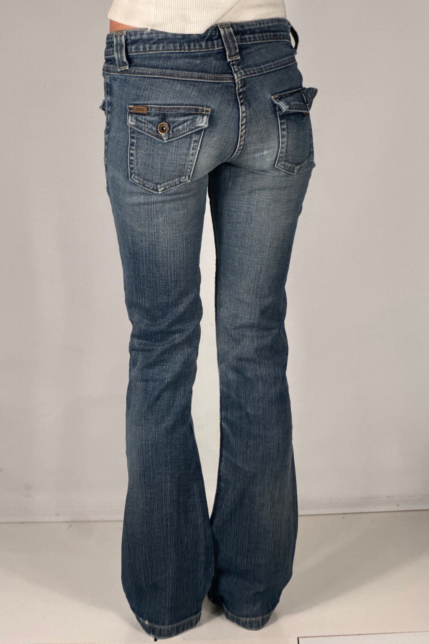 Lavt-sittende jeans str: XS