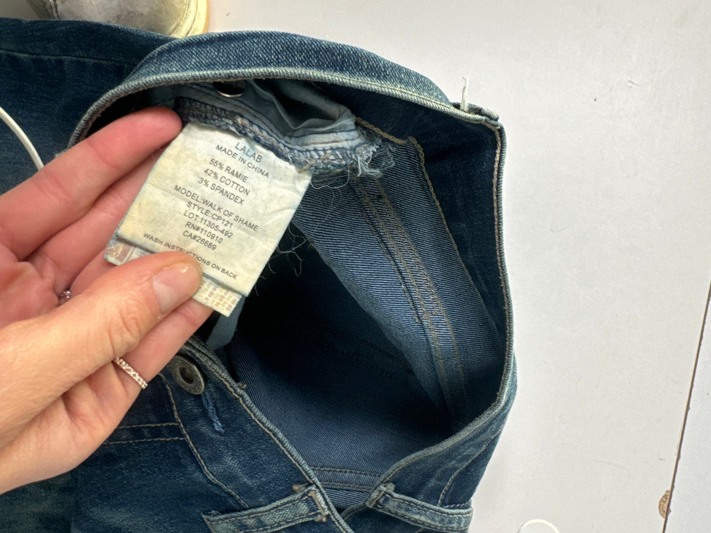 Lågmidjade jeans stl: S