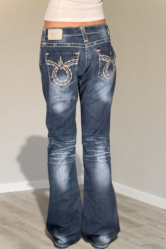 Lågmidjade jeans stl: S