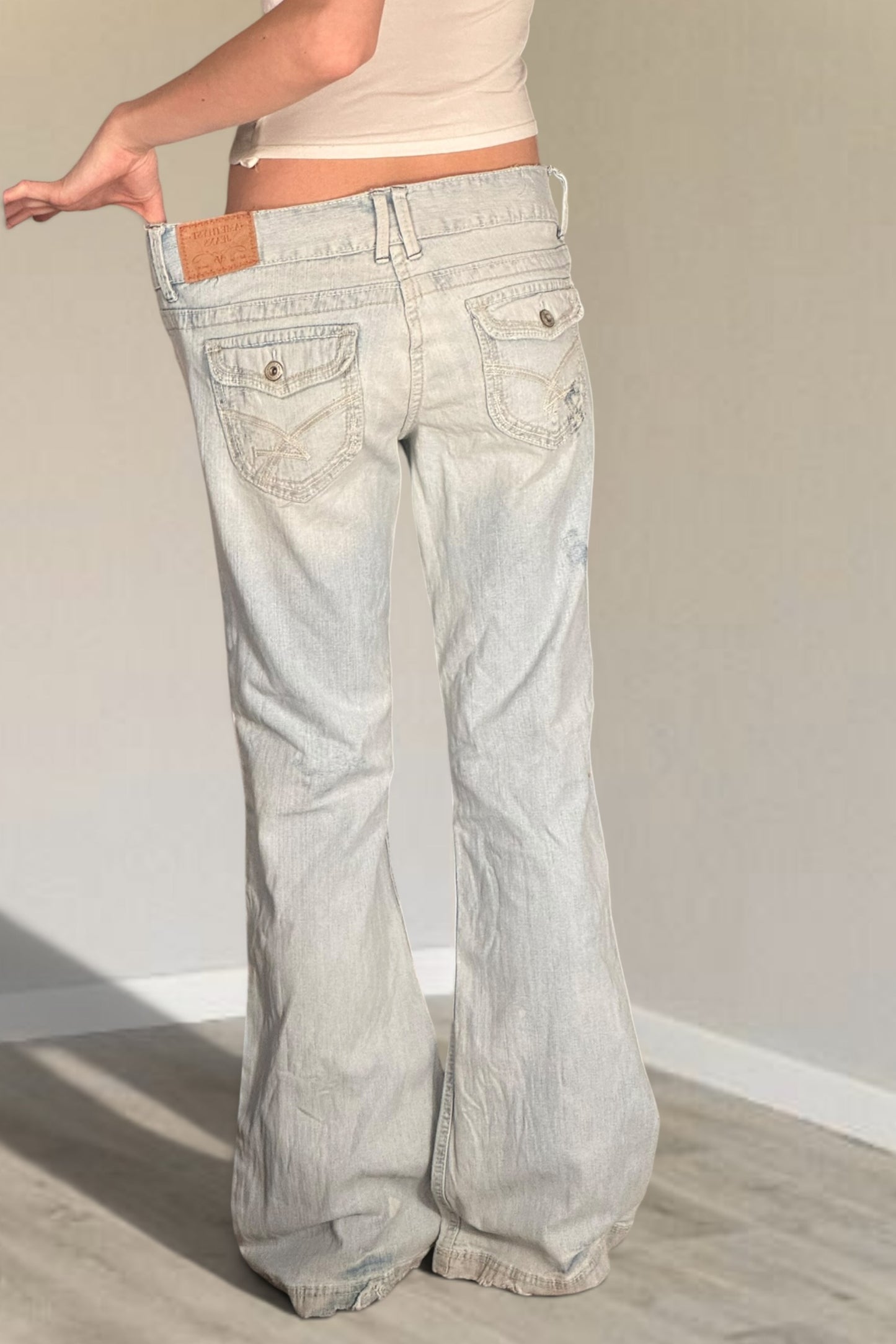 Lågmidjade jeans stl: M