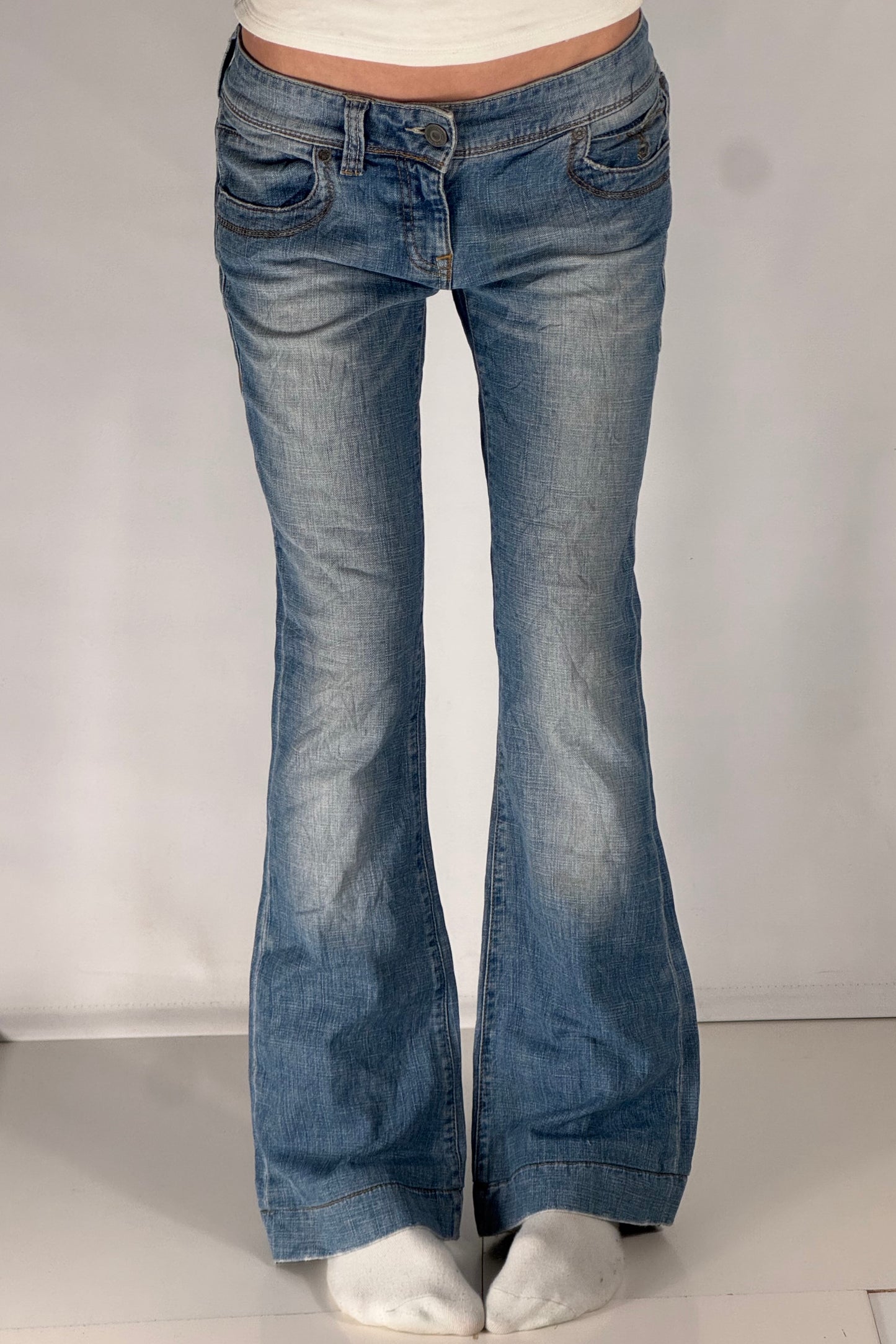 Lågmidjade jeans stl: S