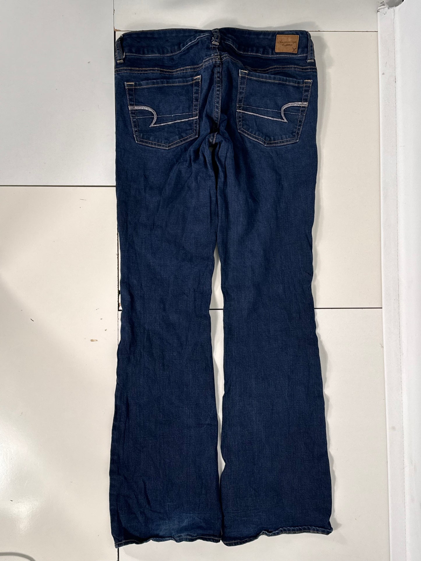 Lavtaljede jeans str: S