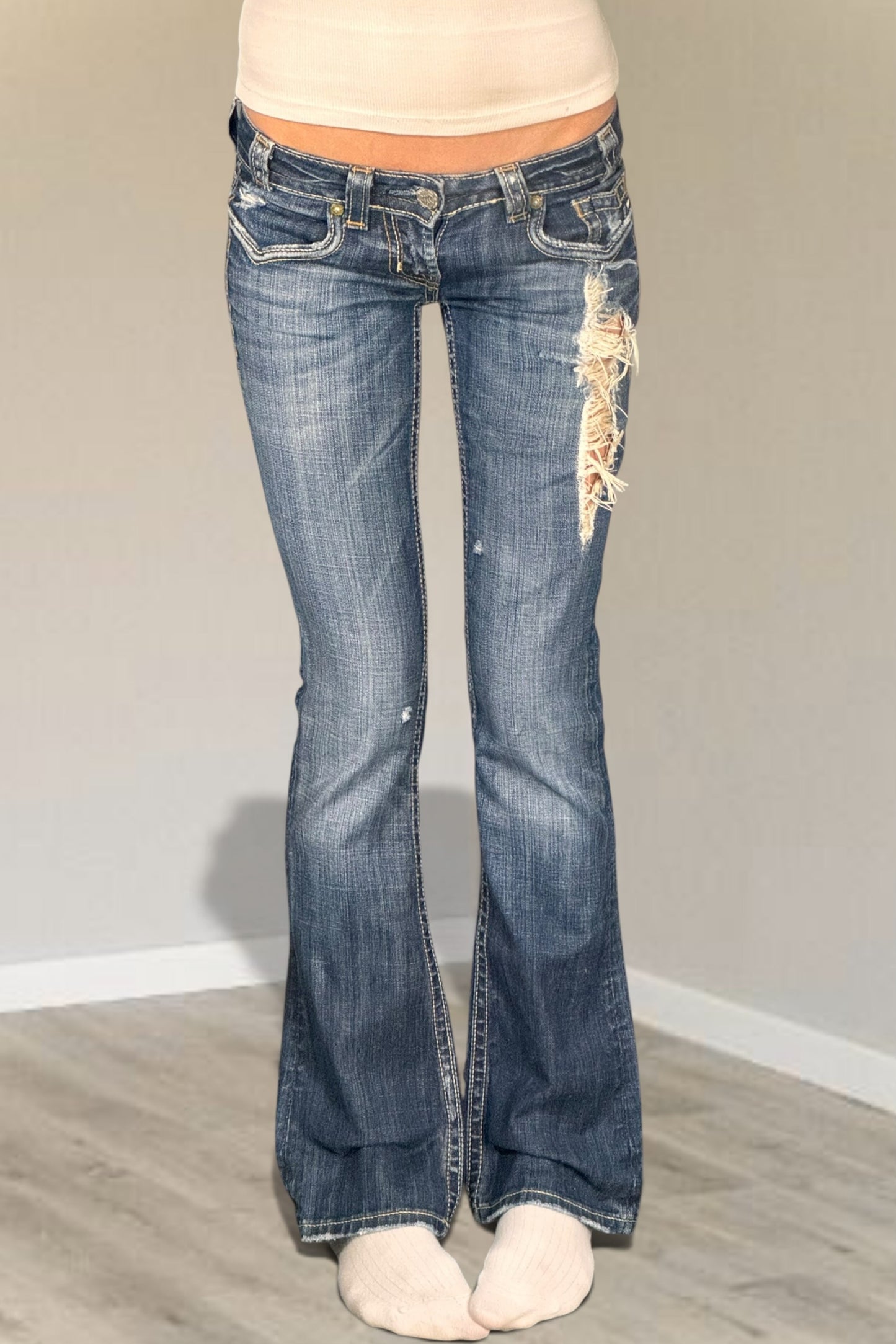 Lågmidjade jeans stl: XS